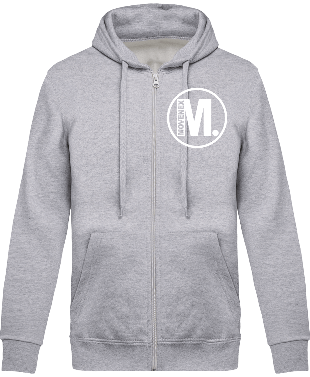 Sweat à capuche Movenex “Z01 Brooklyn“ entièrement zippé