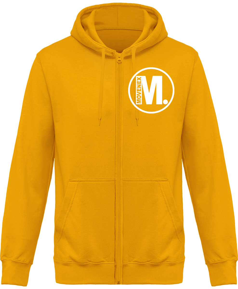 Sweat à capuche Movenex “Z01 Brooklyn“ entièrement zippé
