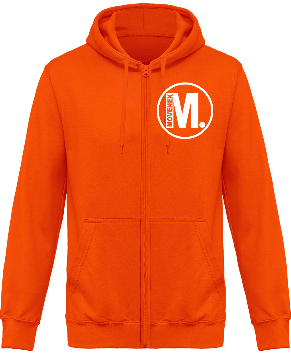 Sweat à capuche Movenex “Z01 Brooklyn“ entièrement zippé
