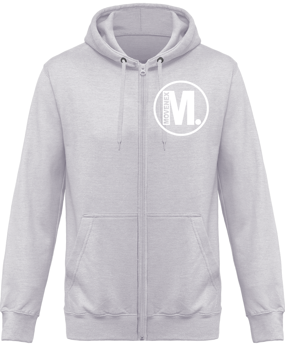 Sweat à capuche Movenex “Z01 Brooklyn“ entièrement zippé