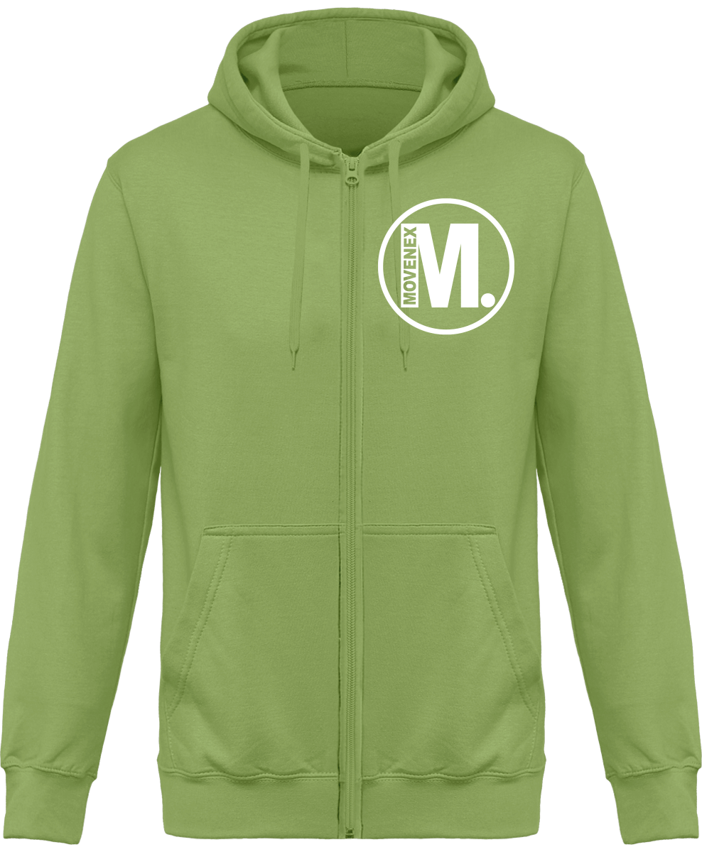 Sweat à capuche Movenex “Z01 Brooklyn“ entièrement zippé