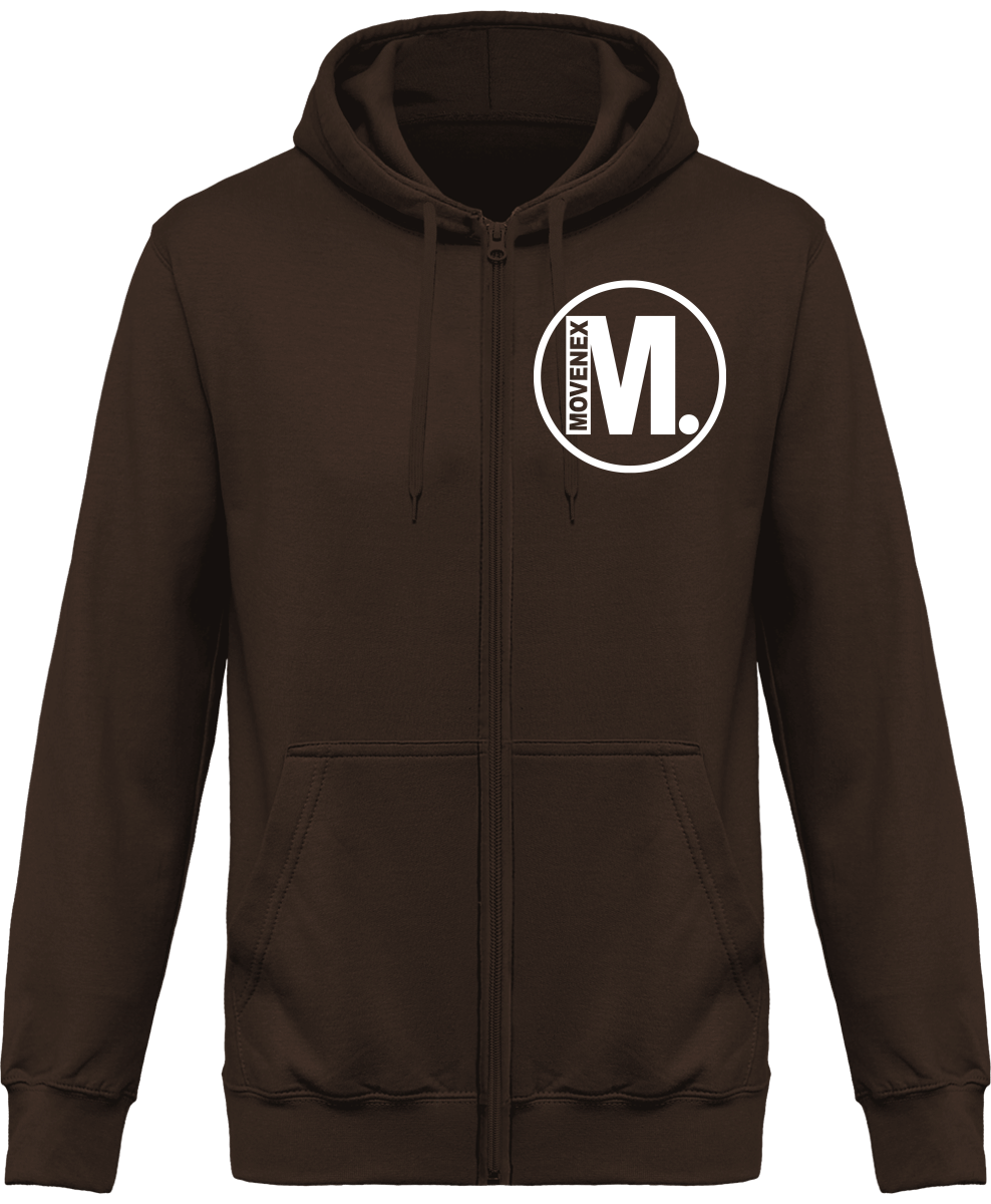 Sweat à capuche Movenex “Z01 Brooklyn“ entièrement zippé