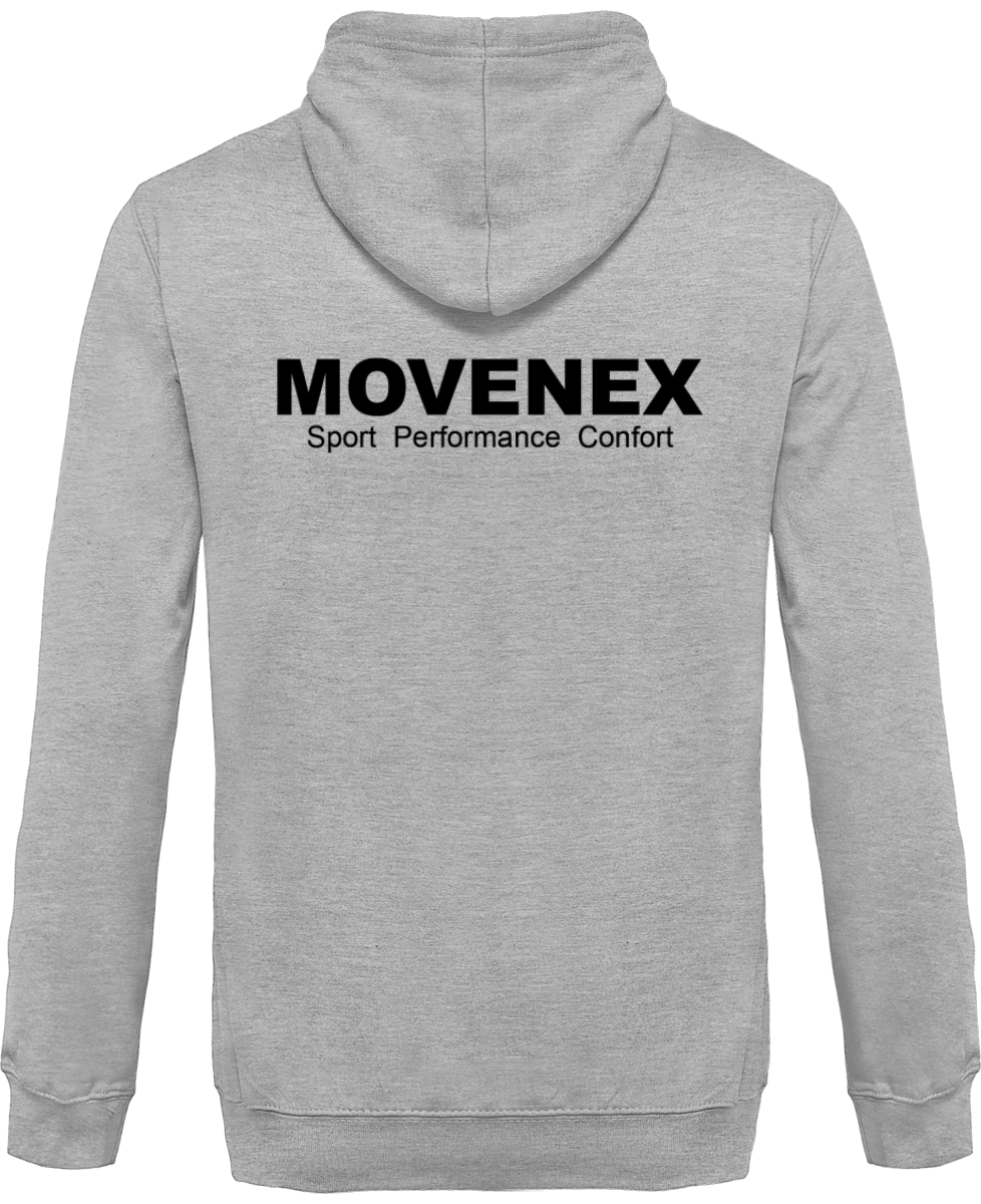 Sweat à capuche Movenex “Z01 Brooklyn“ entièrement zippé - Movenex