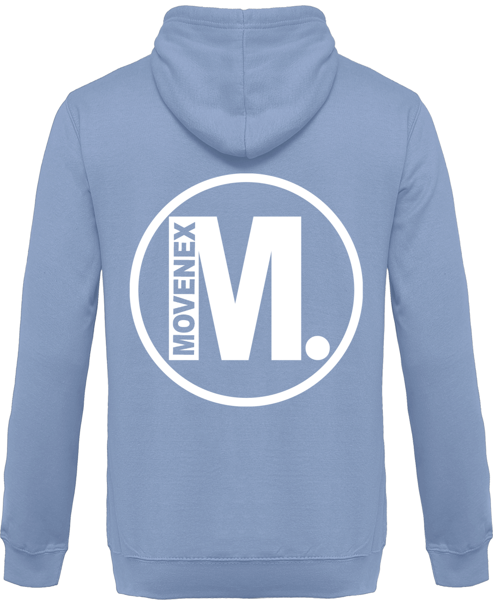 Sweat à capuche Movenex “Z01 Brooklyn“ entièrement zippé