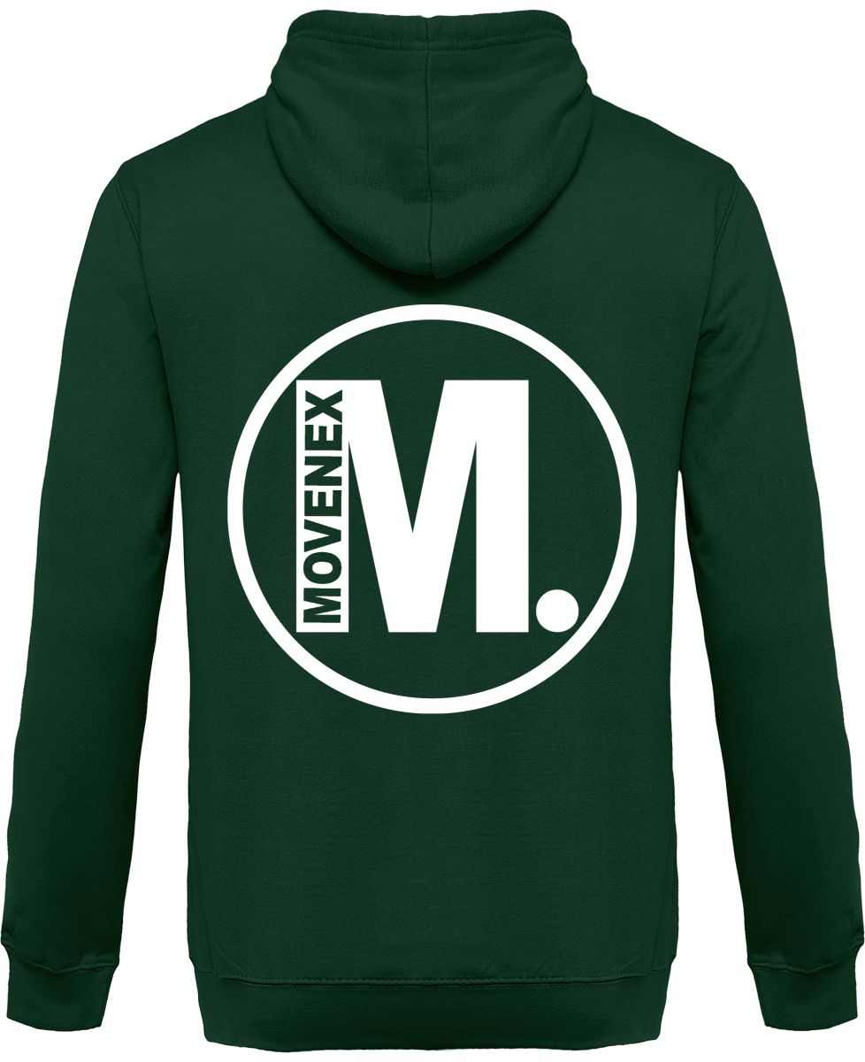 Sweat à capuche Movenex “Z01 Brooklyn“ entièrement zippé