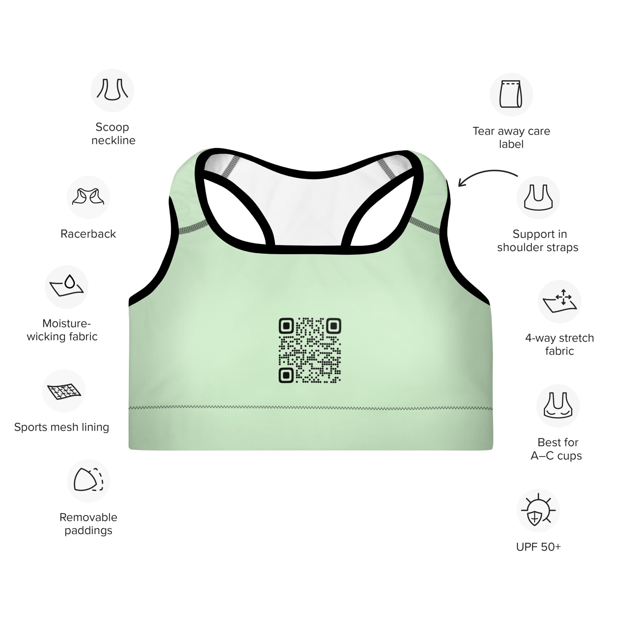 Brassière de Sport Rembourrée Movenex “B59, Jumeirah“ - Movenex