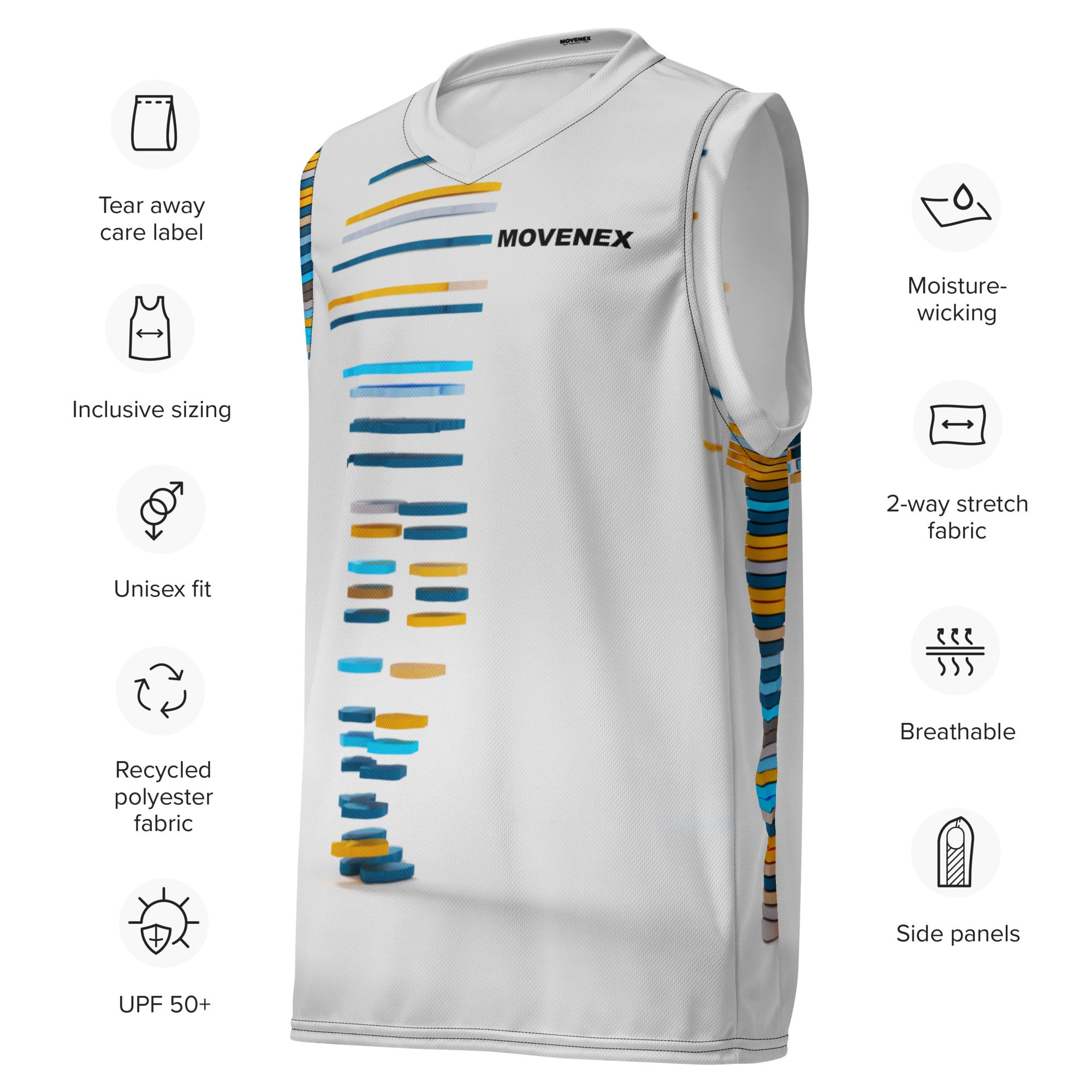 Maillot de basket Movenex couleur “B09, Inglewood“ - Movenex