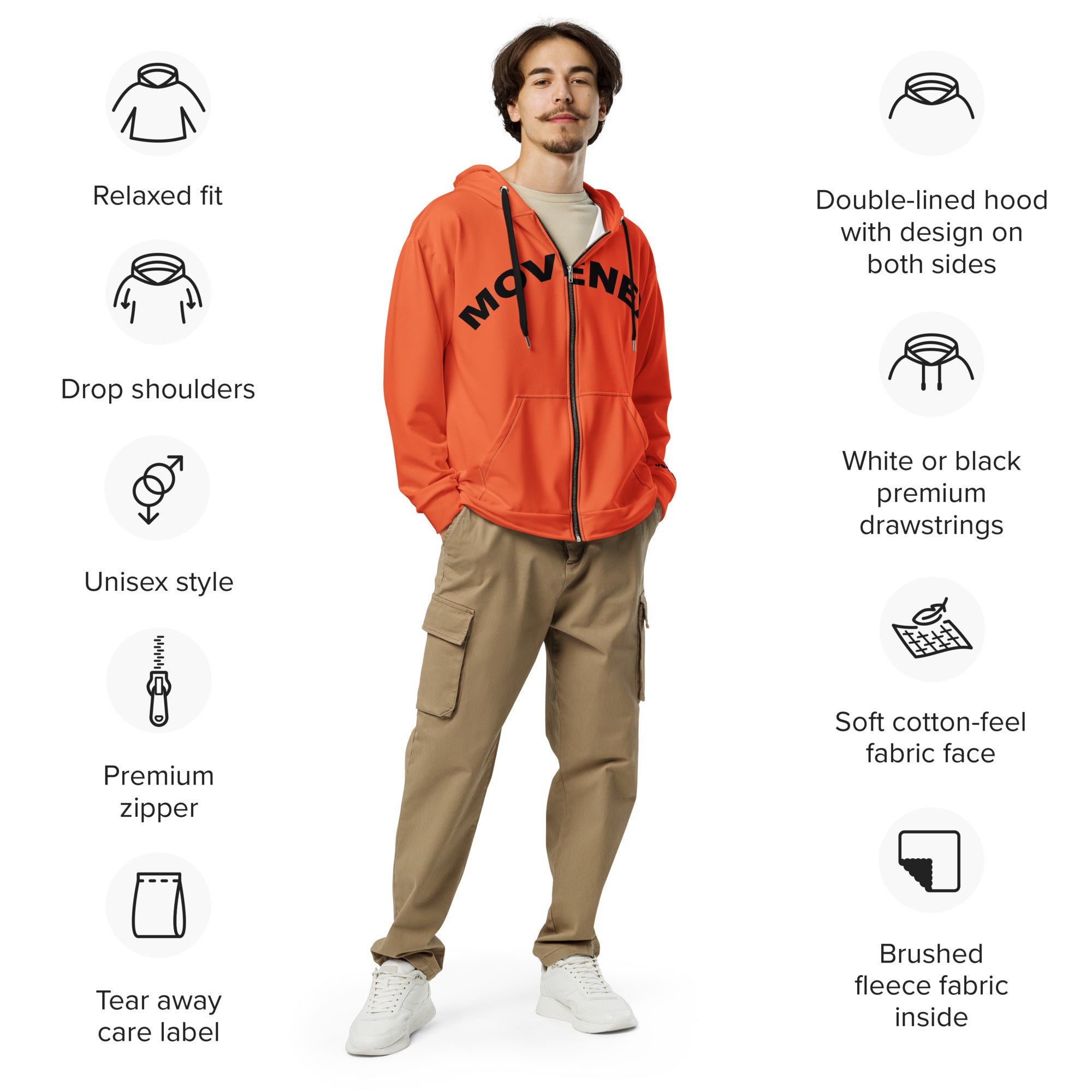 Veste à capuche Movenex "J88, Lavapiés" - Movenex