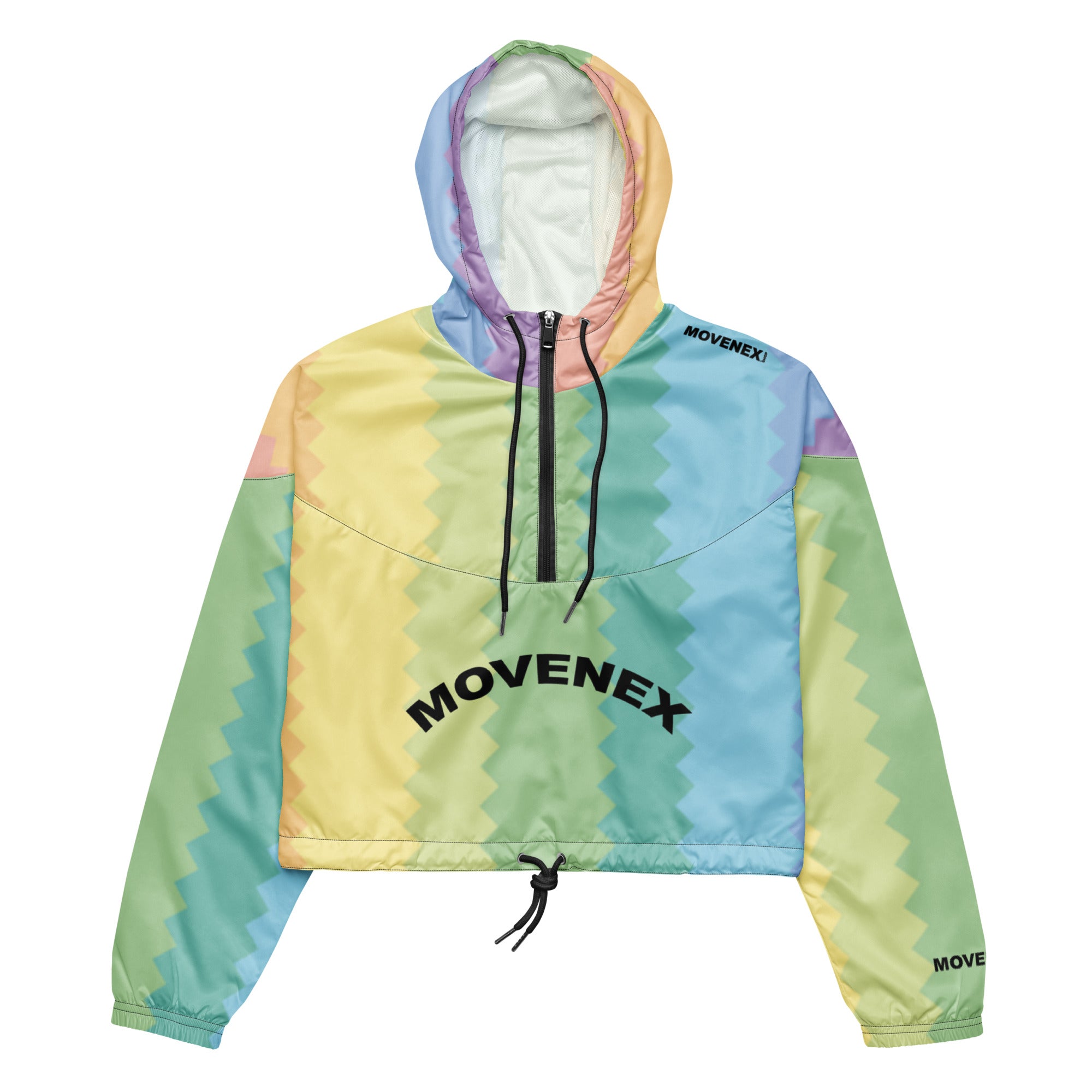 Veste coupe-vent court à capuche Movenex "J06, Panier" - Movenex