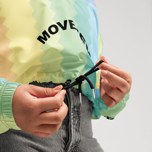 Veste coupe-vent court à capuche Movenex "J06, Panier" - Movenex