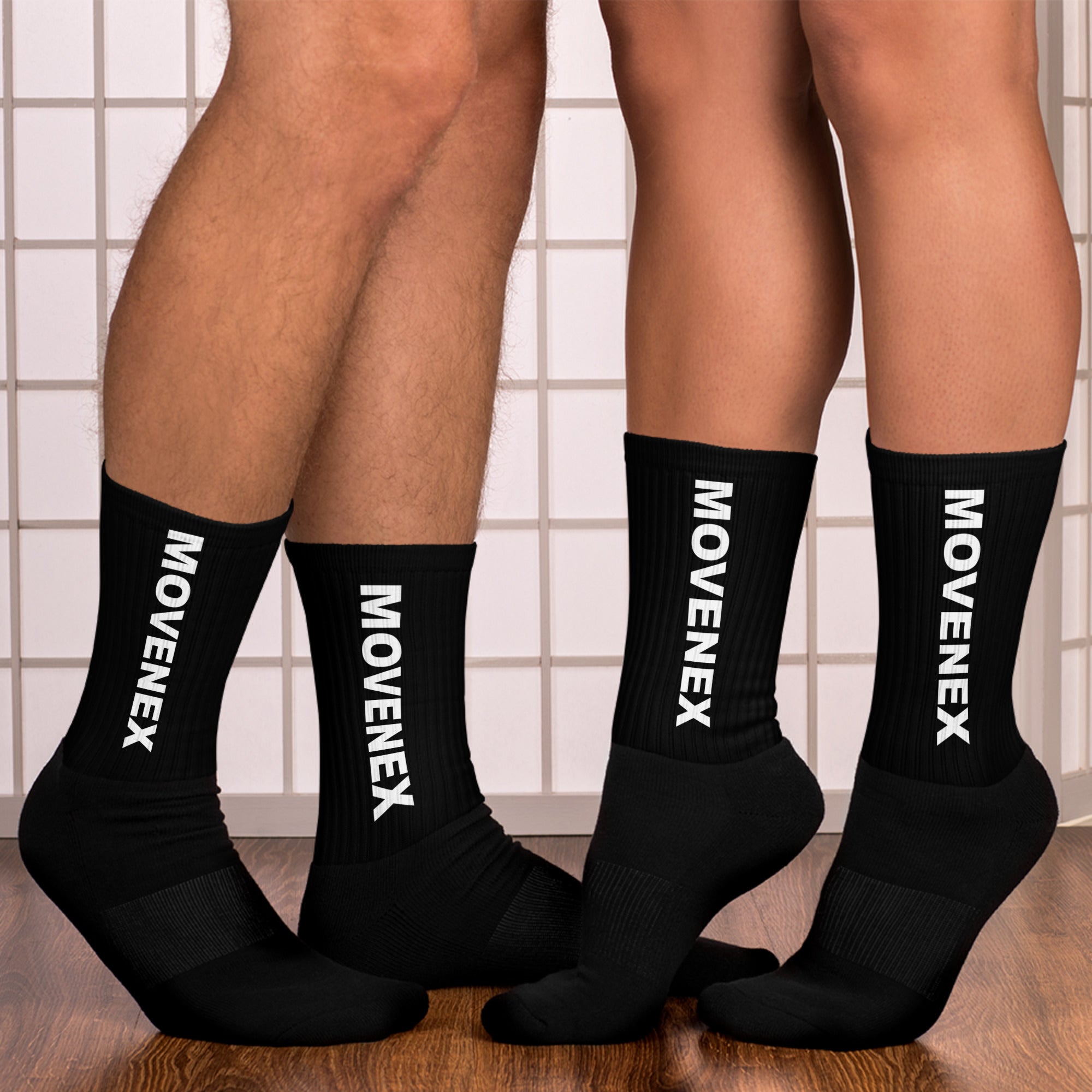 Chaussettes de sport Movenex couleur noire - Movenex
