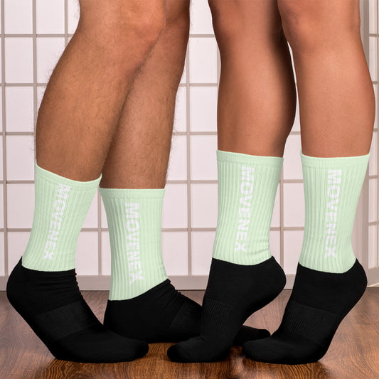 Chaussettes de sport Movenex couleur vert clair - Movenex
