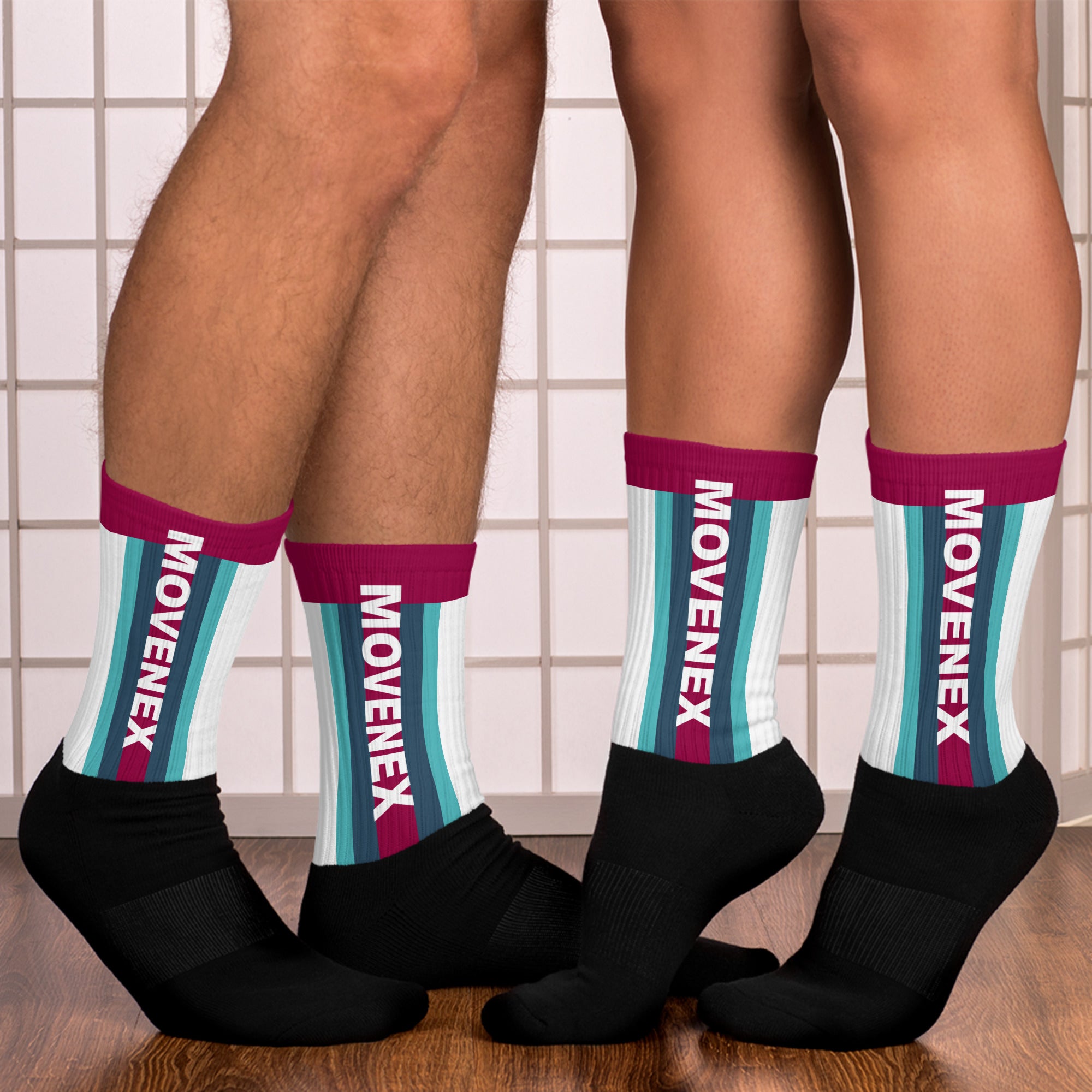 Chaussettes de sport Movenex multicolores - Movenex