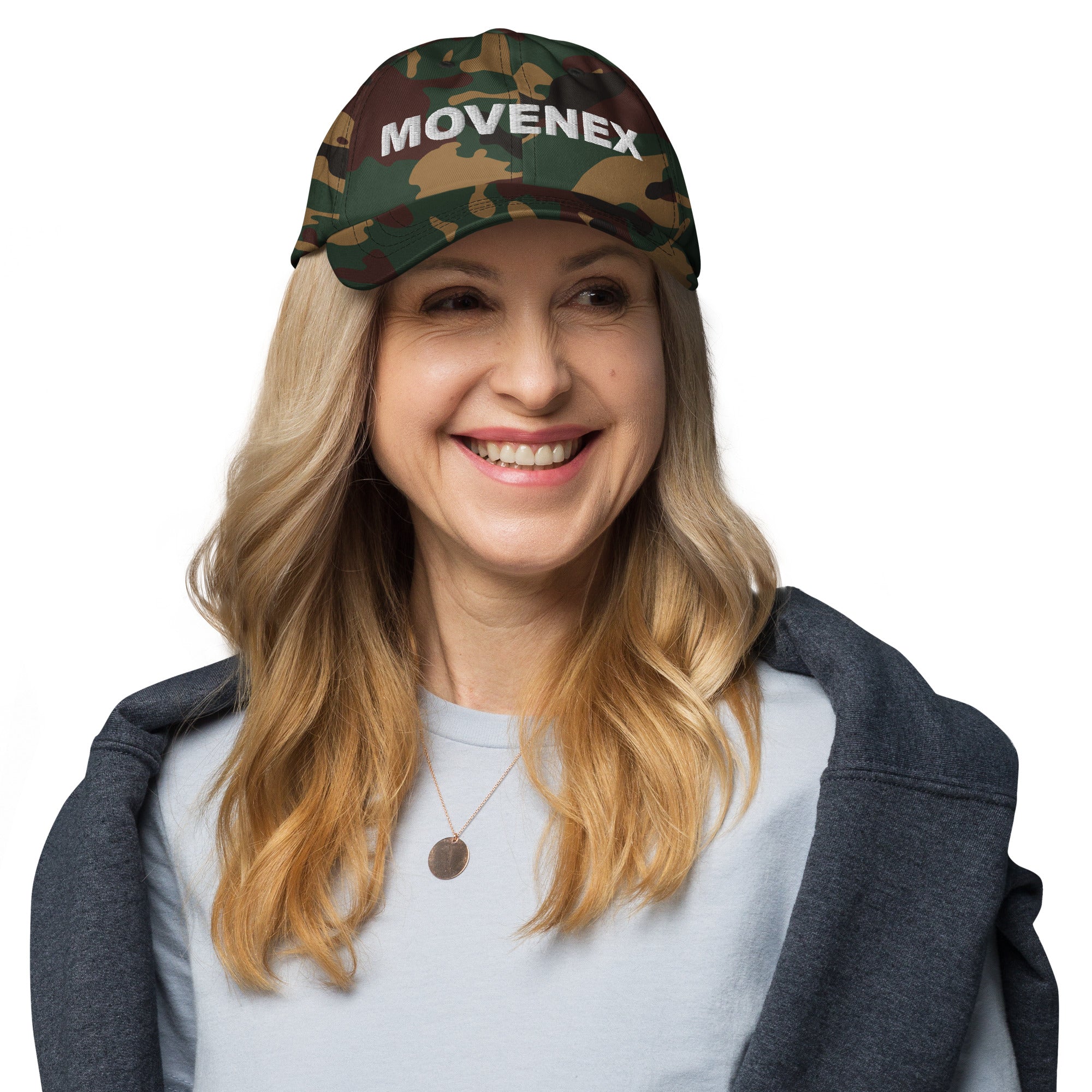 Casquette de Baseball Movenex couleur militaire camouflage vert - Movenex