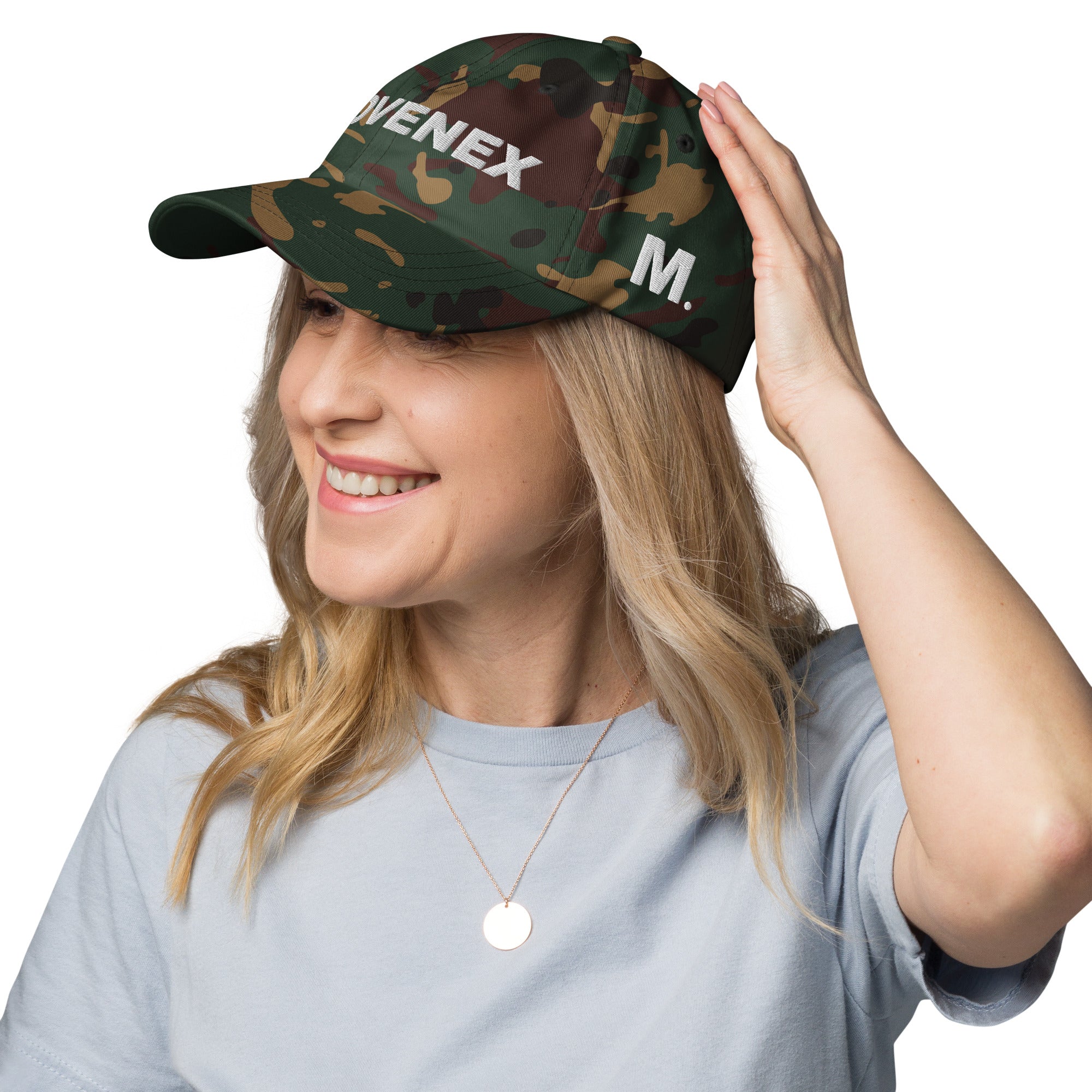 Casquette de Baseball Movenex couleur militaire camouflage vert - Movenex