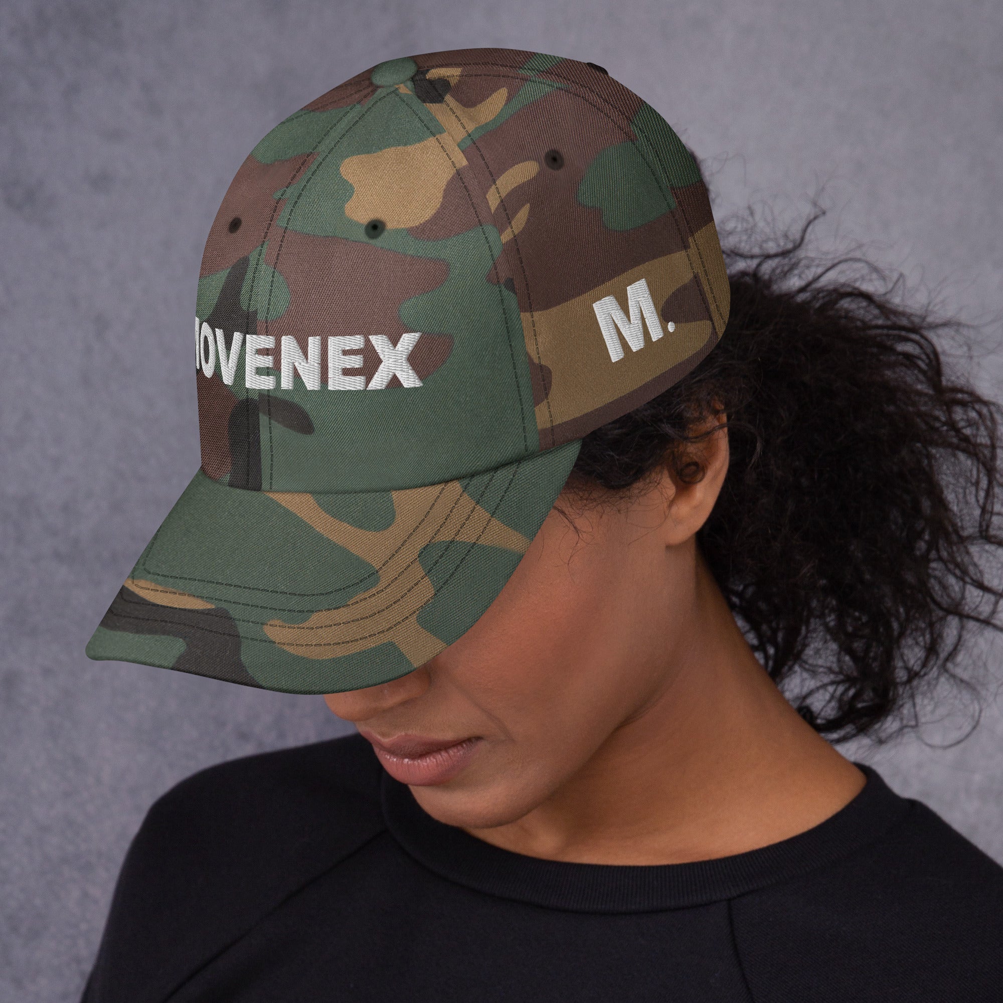 Casquette de Baseball Movenex couleur militaire camouflage vert - Movenex