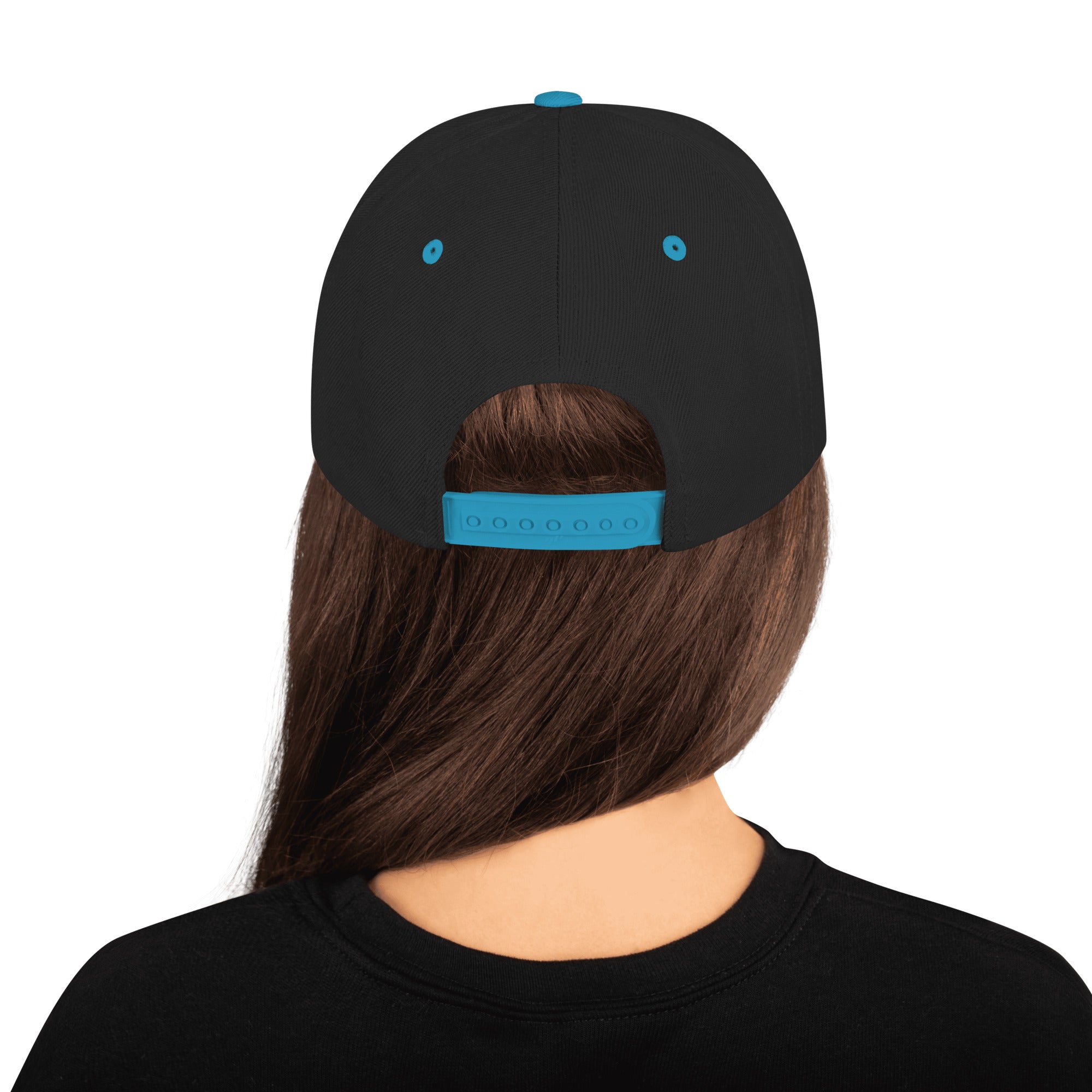 Casquette Movenex "Snapback" couleur noire et bleue - Movenex