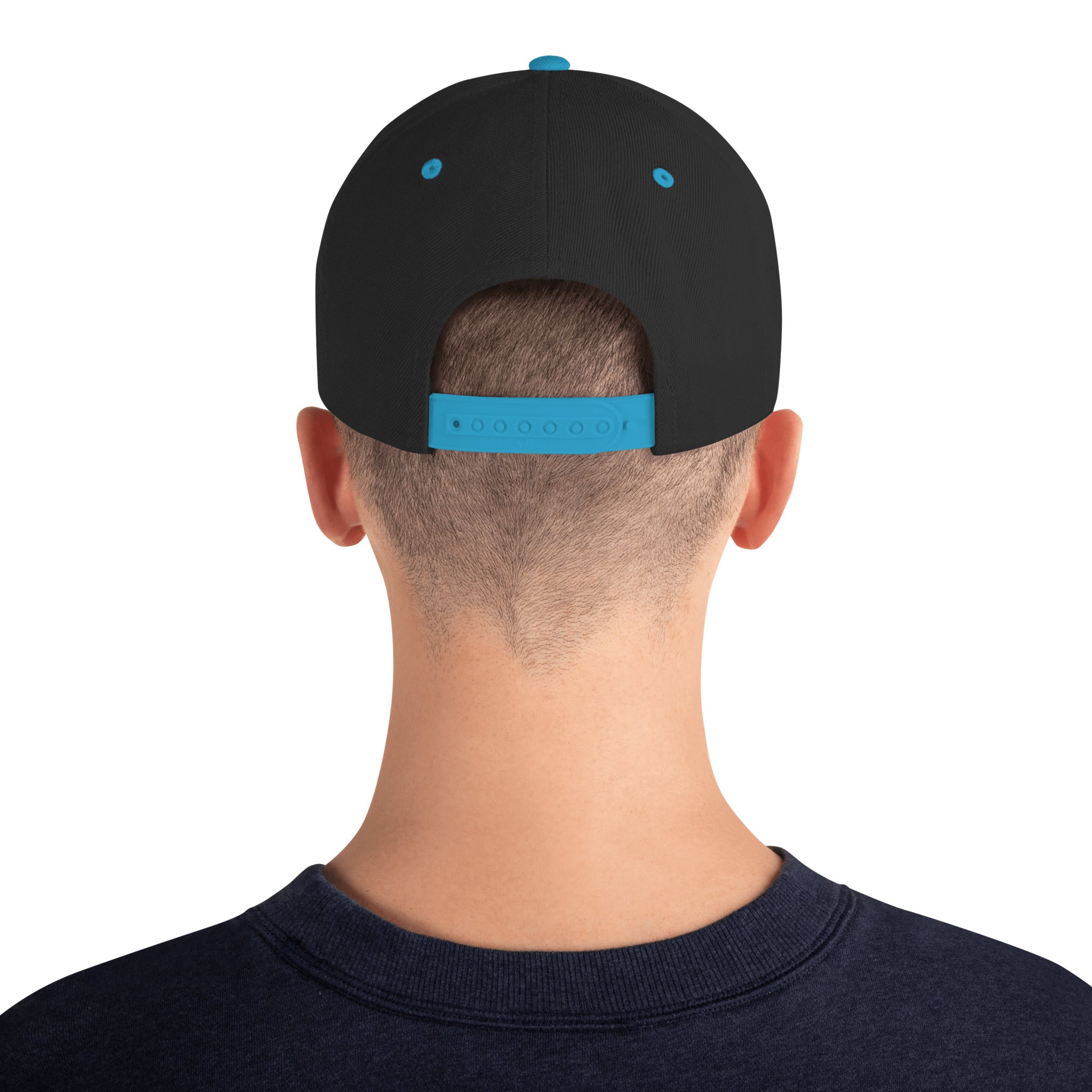 Casquette Movenex "Snapback" couleur noire et bleue - Movenex
