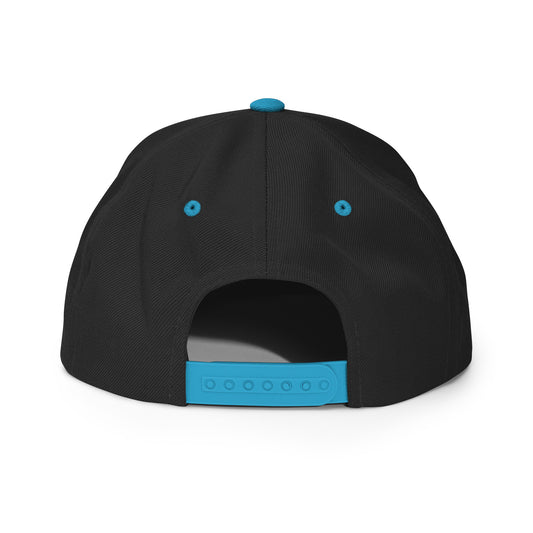 Casquette Movenex "Snapback" couleur noire et bleue - Movenex