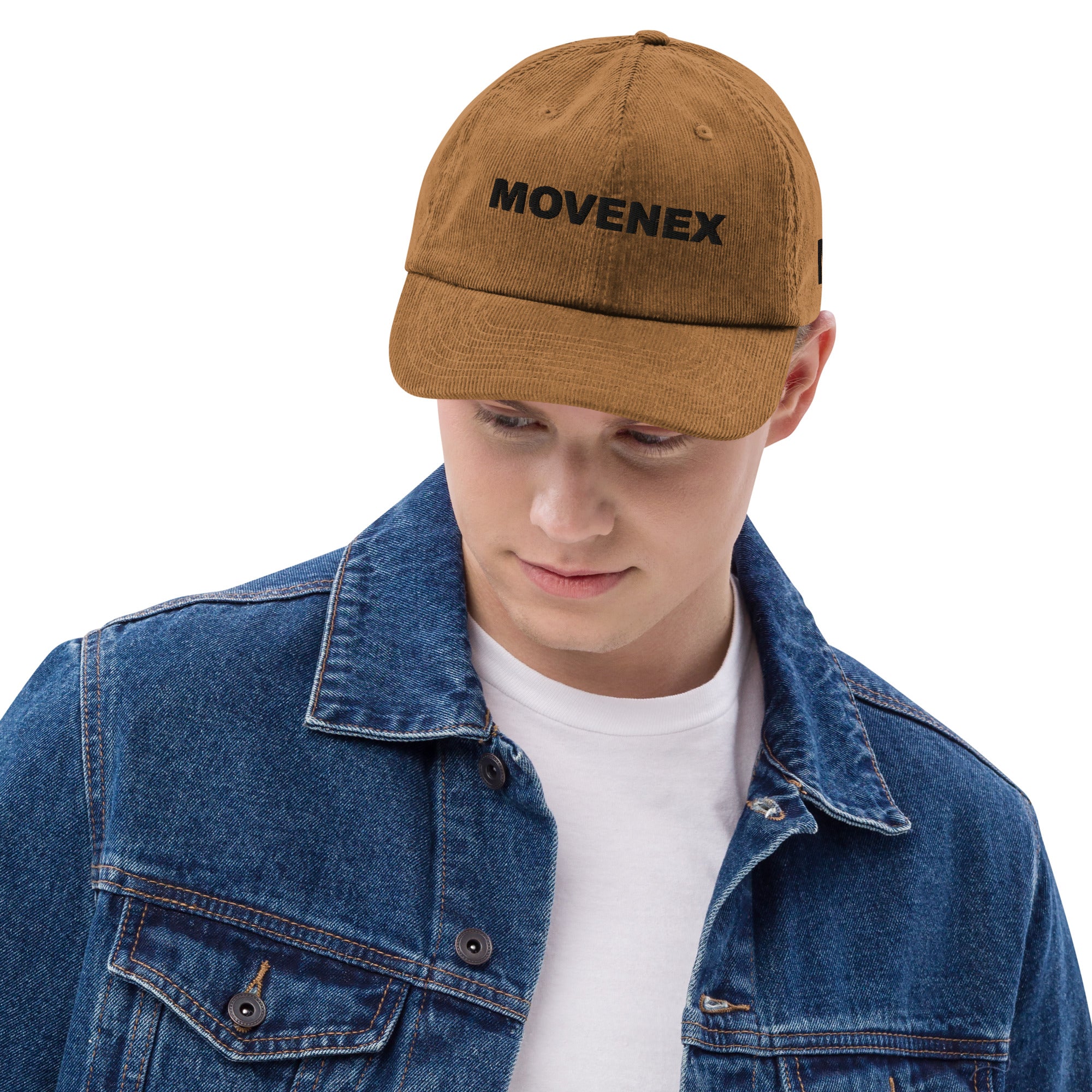 Casquette en velours Movenex couleur marron - Movenex