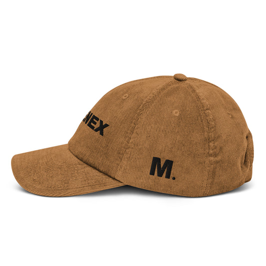 Casquette en velours Movenex couleur marron - Movenex