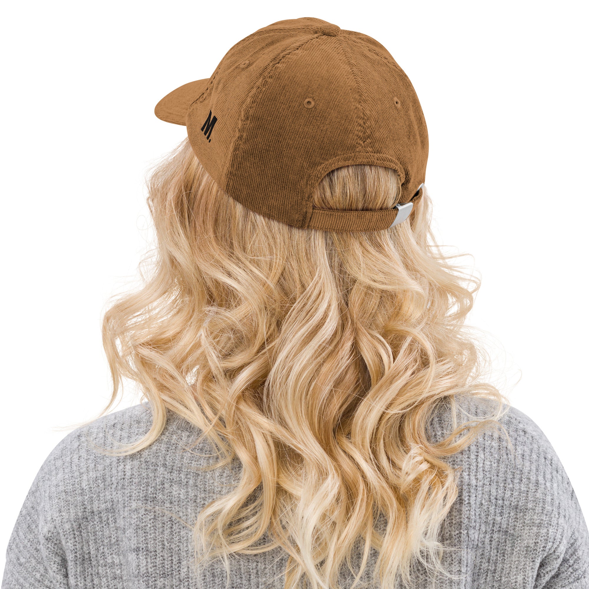 Casquette en velours Movenex couleur marron - Movenex