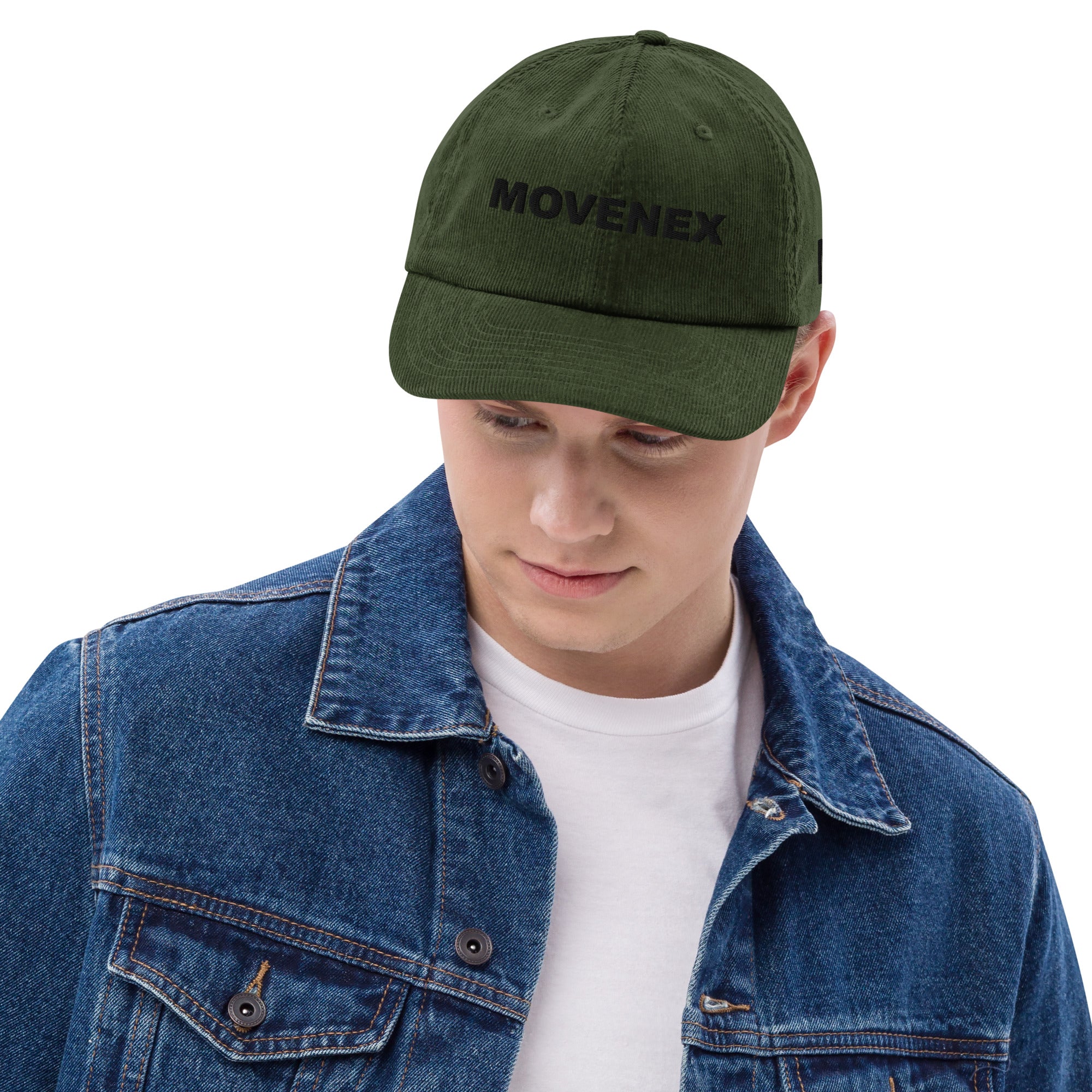 Casquette en velours Movenex couleur verte - Movenex