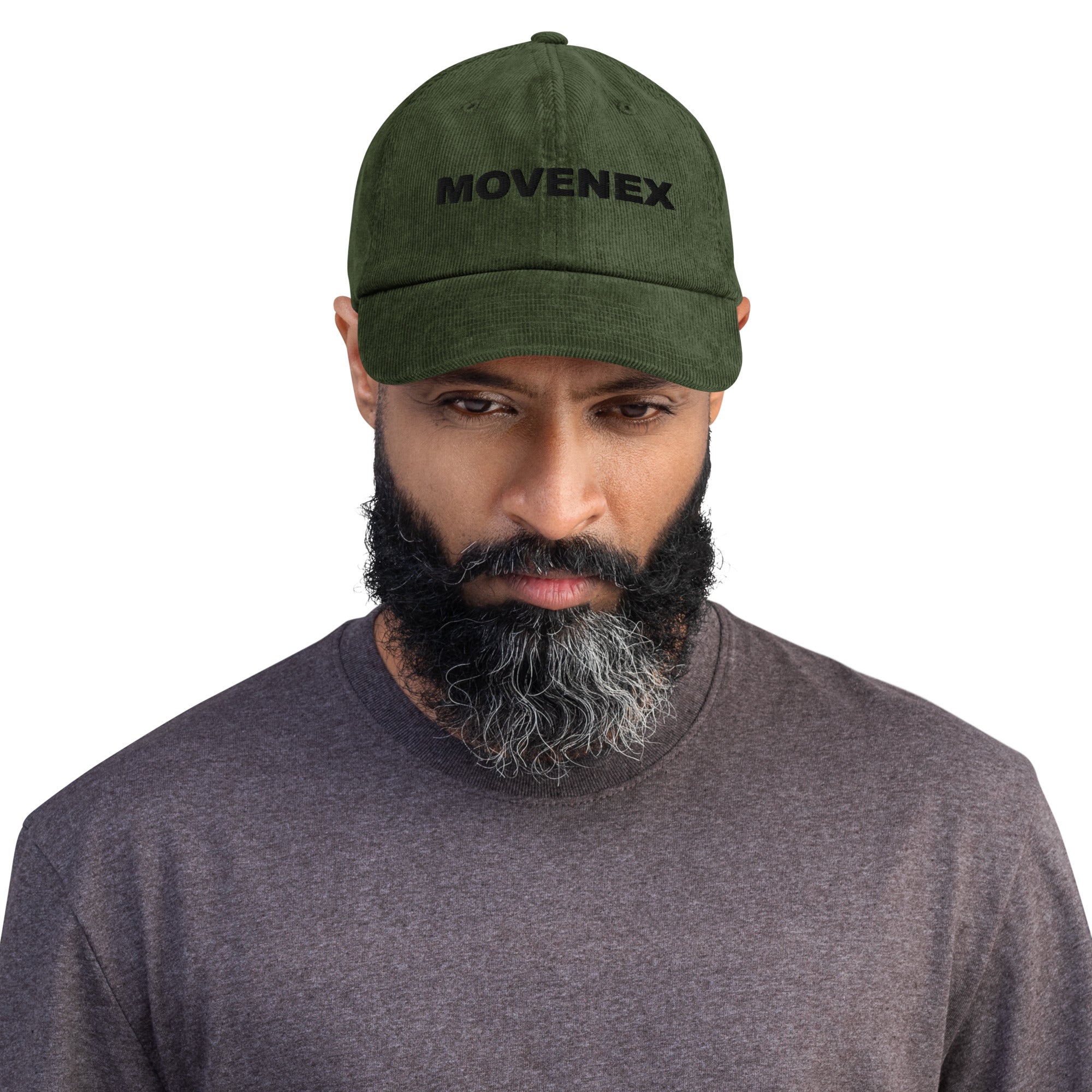 Casquette en velours Movenex couleur verte - Movenex