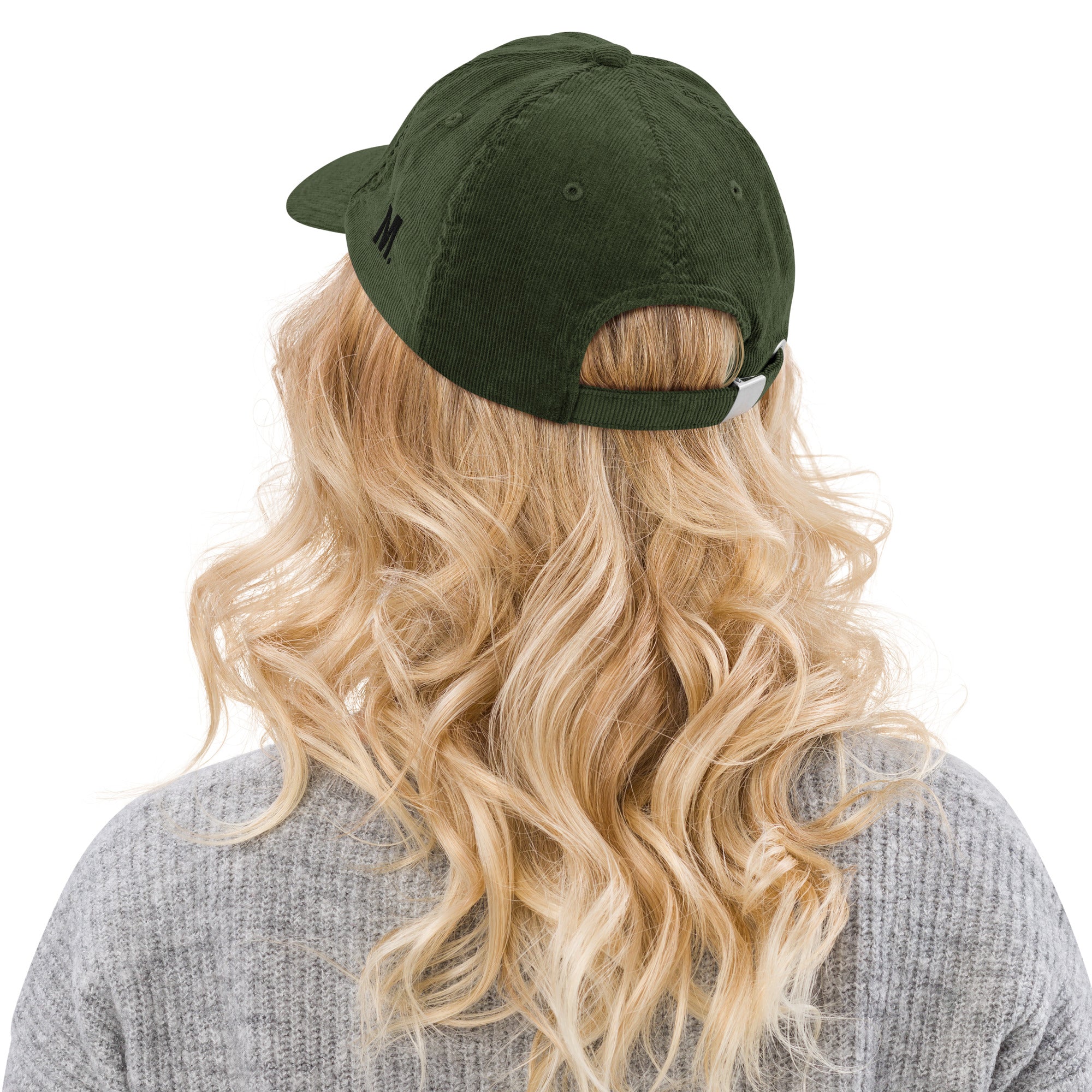 Casquette en velours Movenex couleur verte - Movenex