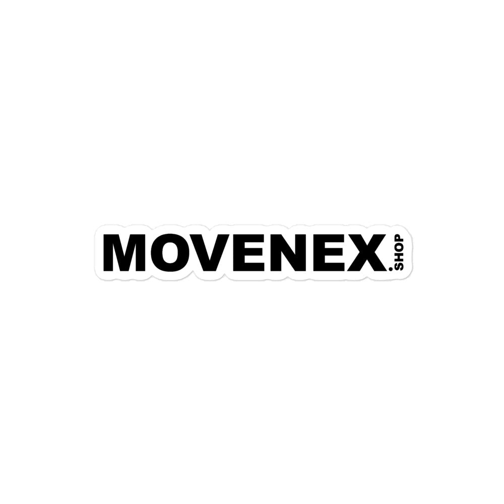 Autocollant Movenex.shop couleur noir - Movenex