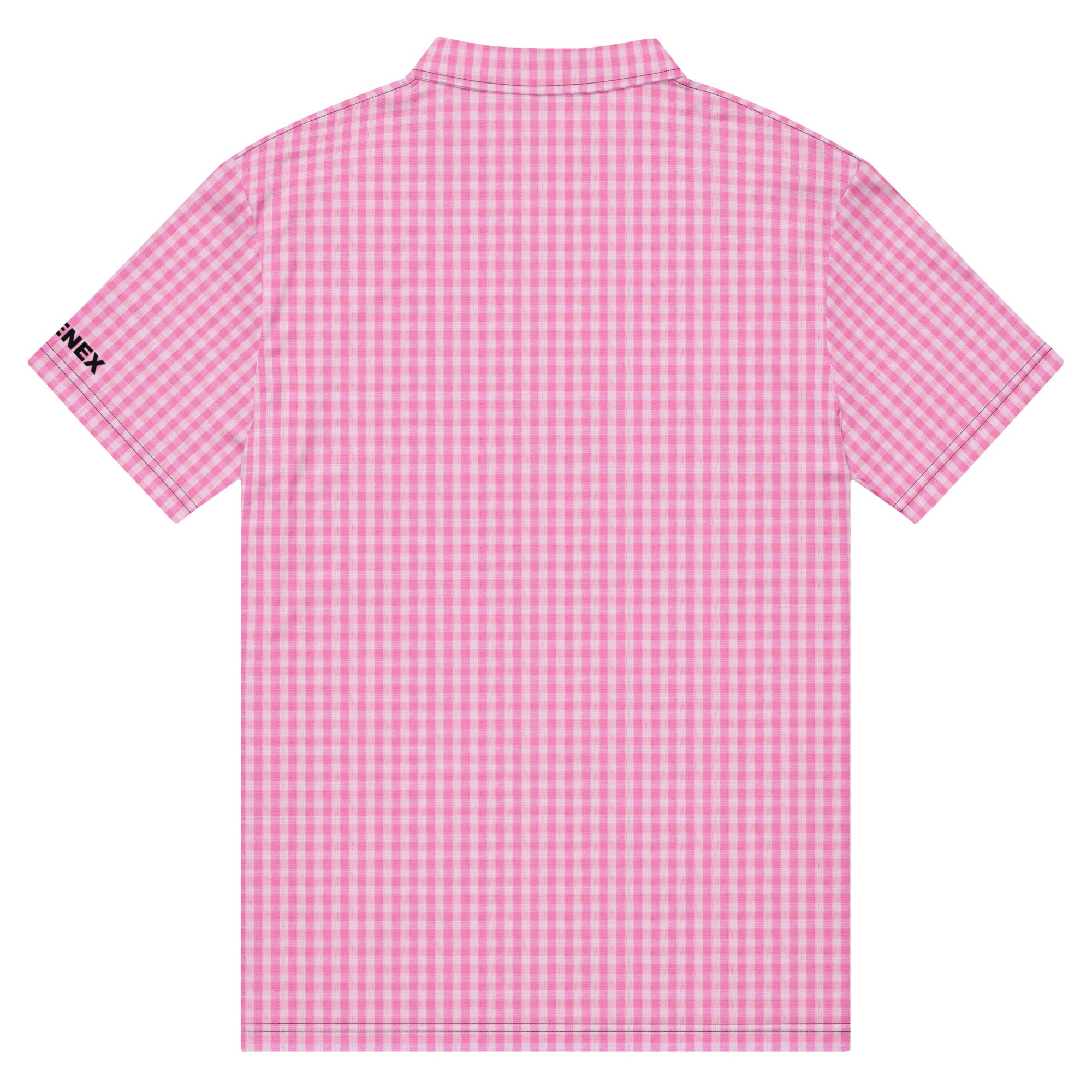 Polo Movenex cintré couleur rose à carreaux - Movenex