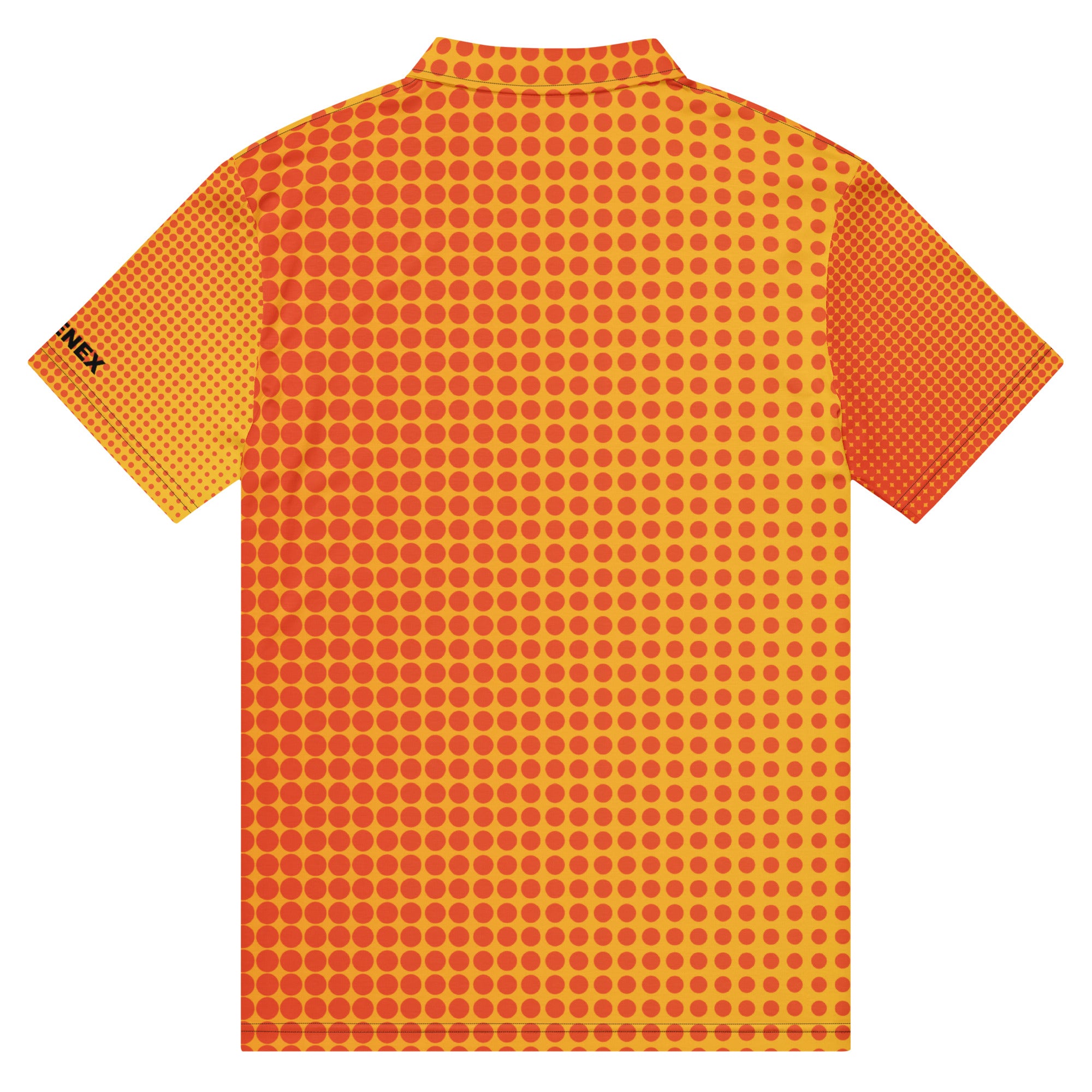 Polo Movenex cintré couleur orange à pois - Movenex