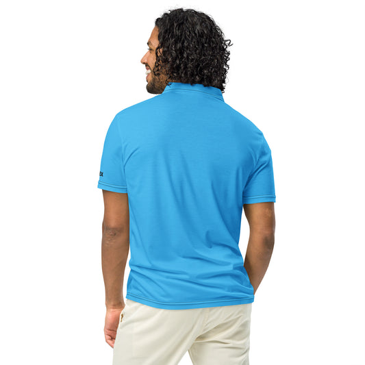 Polo Movenex cintré couleur bleu azur - Movenex