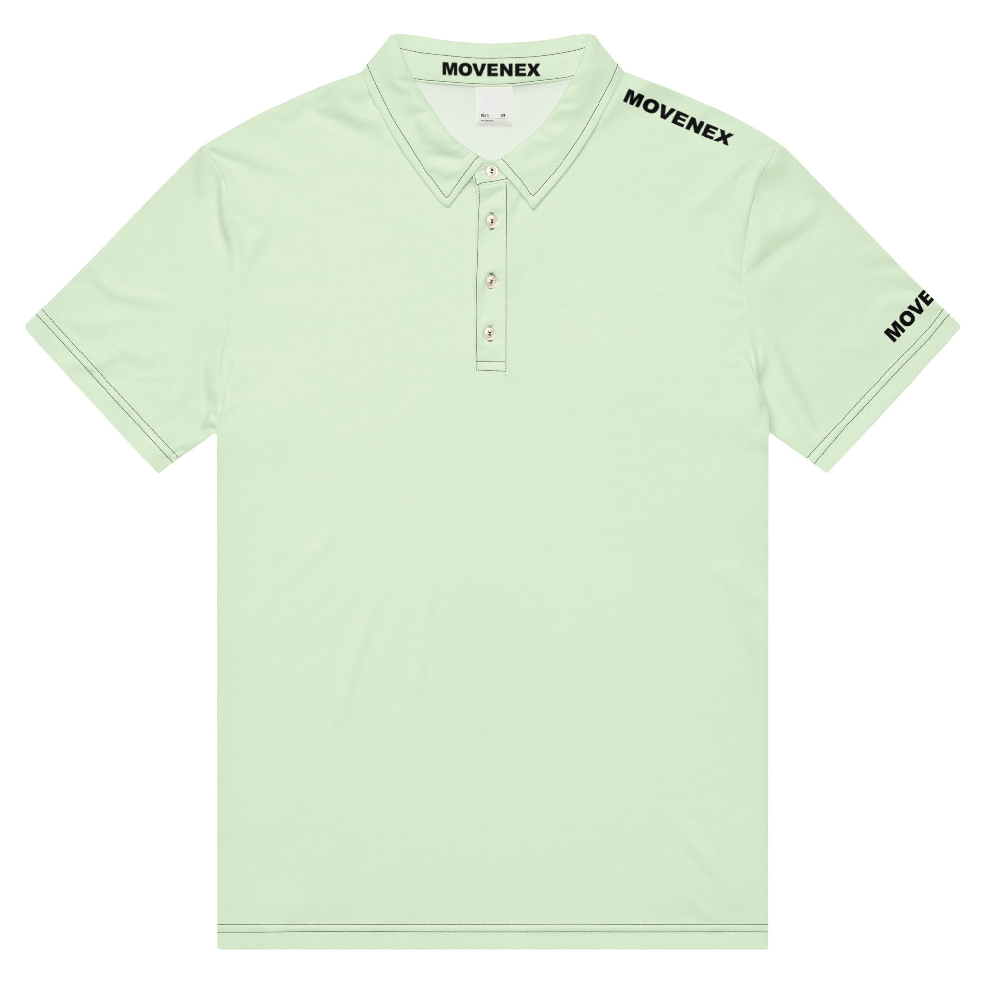 Polo Movenex cintré couleur vert clair - Movenex
