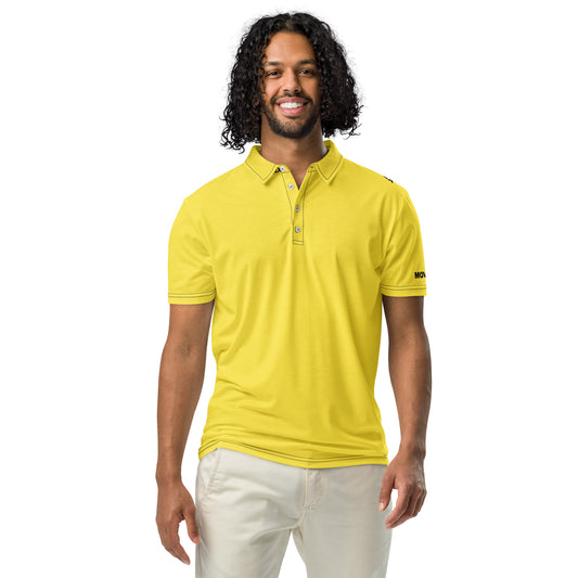 Polo Movenex cintré couleur jaune - Movenex