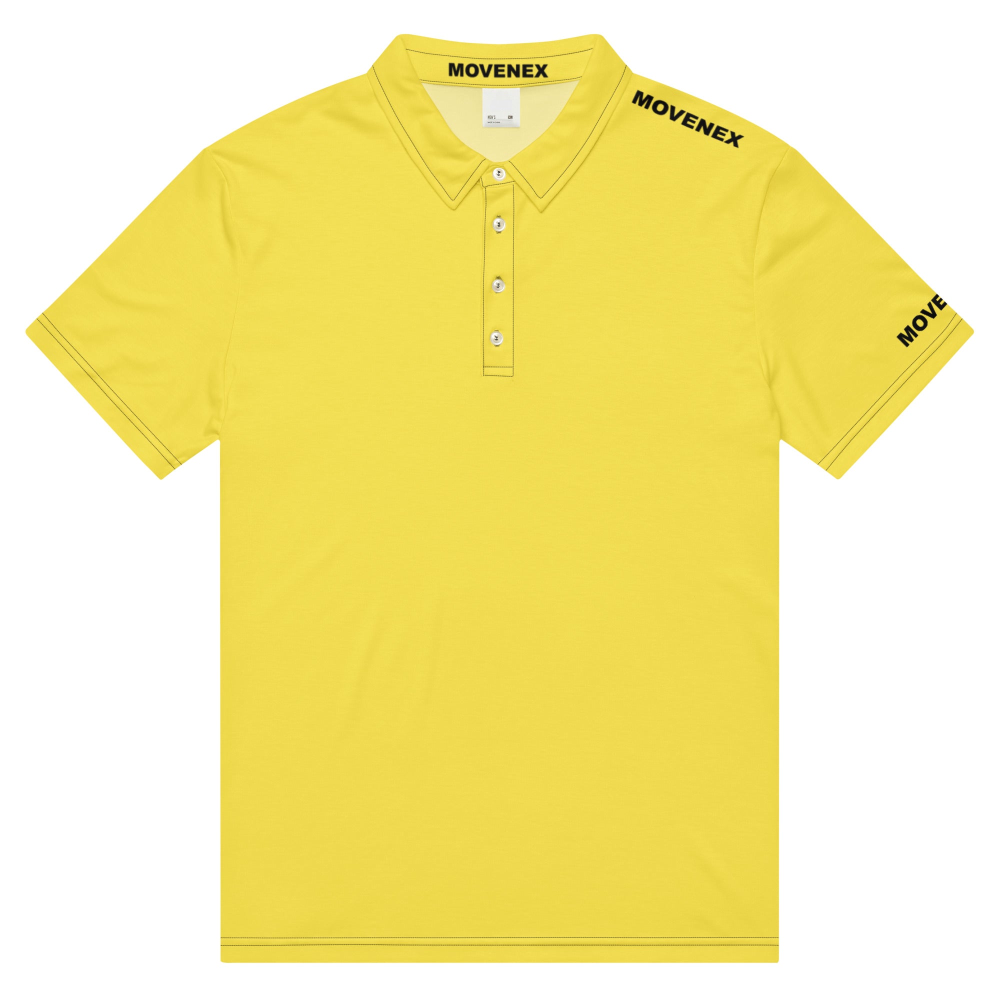 Polo Movenex cintré couleur jaune - Movenex