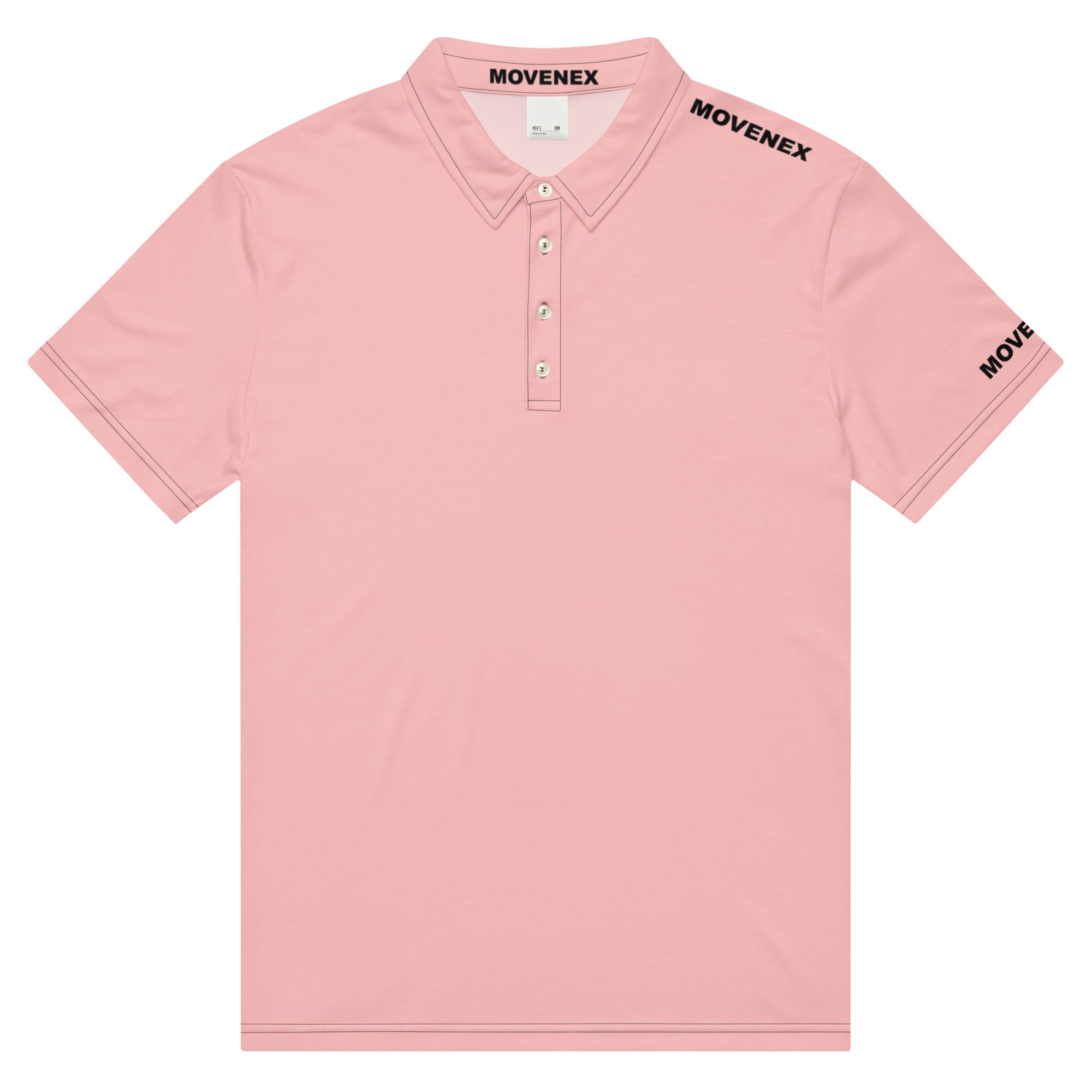 Polo Movenex cintré couleur rose - Movenex