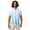 Polo Movenex cintré couleur rayées bleue et blanche - Movenex