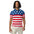 Polo Movenex cintré couleur drapeau américain - Movenex