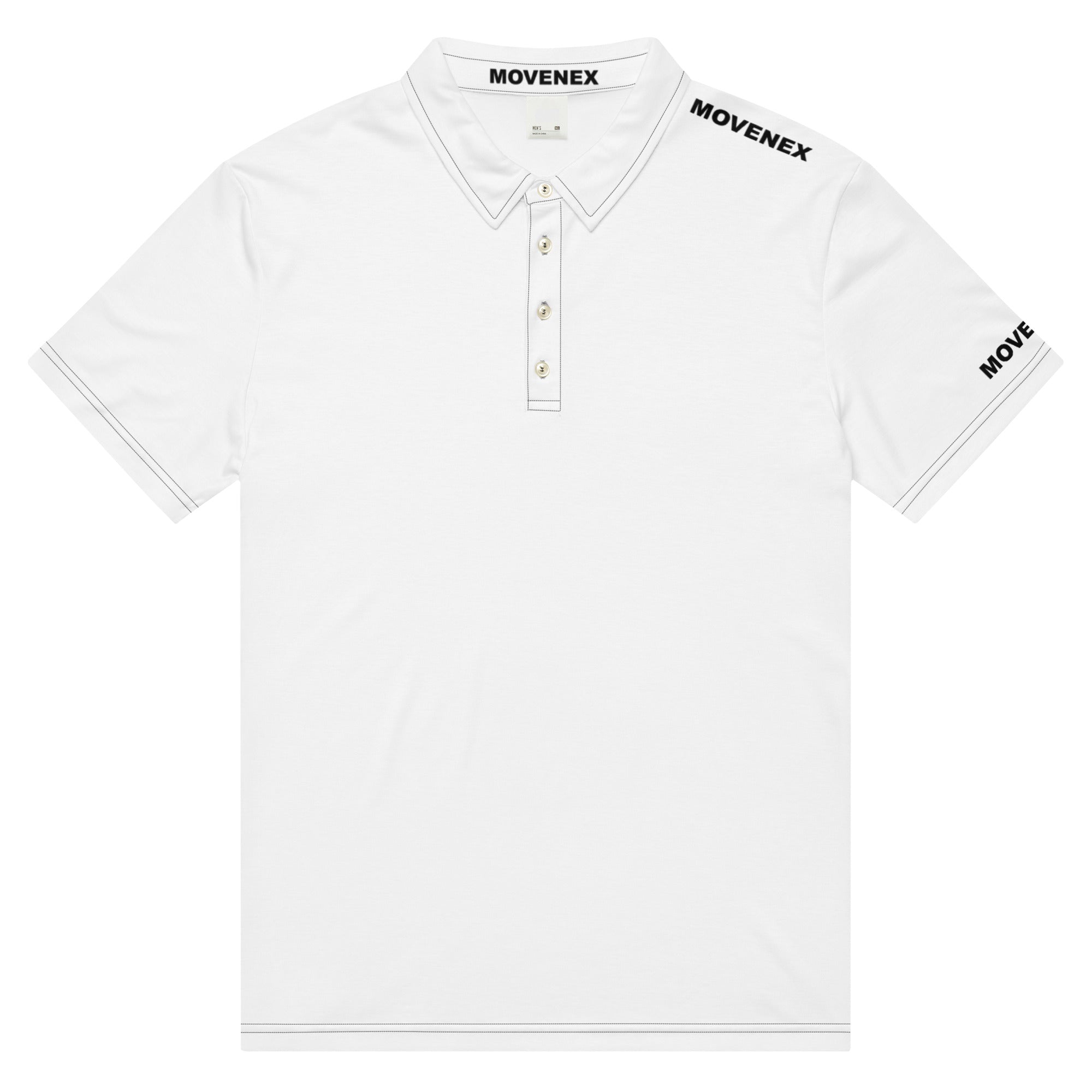 Polo Movenex cintré couleur blanc - Movenex