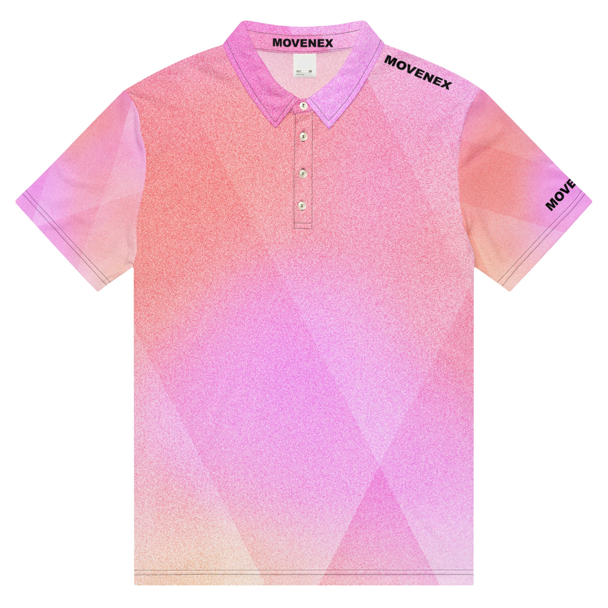 Polo Movenex cintré couleur rose - Movenex