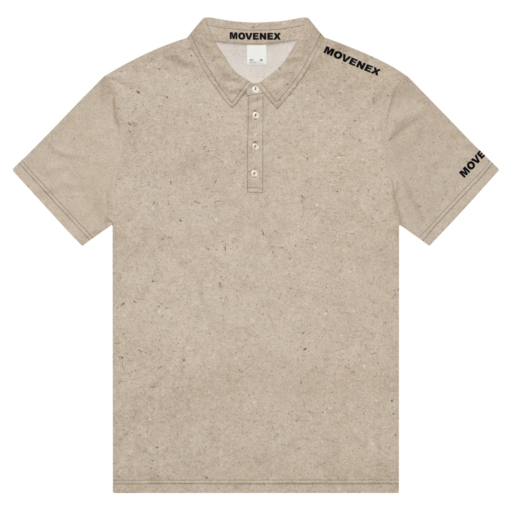 Polo Movenex cintré couleur beige - Movenex