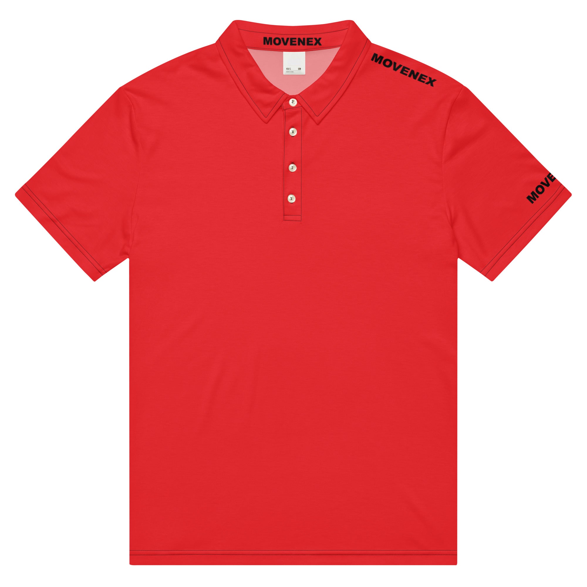 Polo Movenex cintré couleur rouge - Movenex