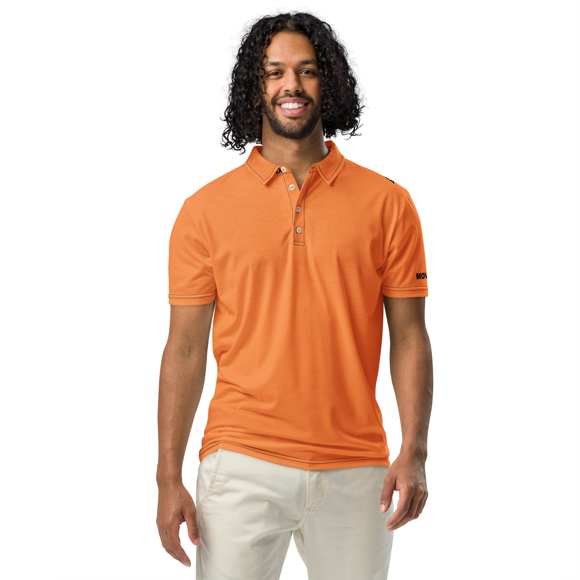 Polo Movenex cintré couleur orange - Movenex