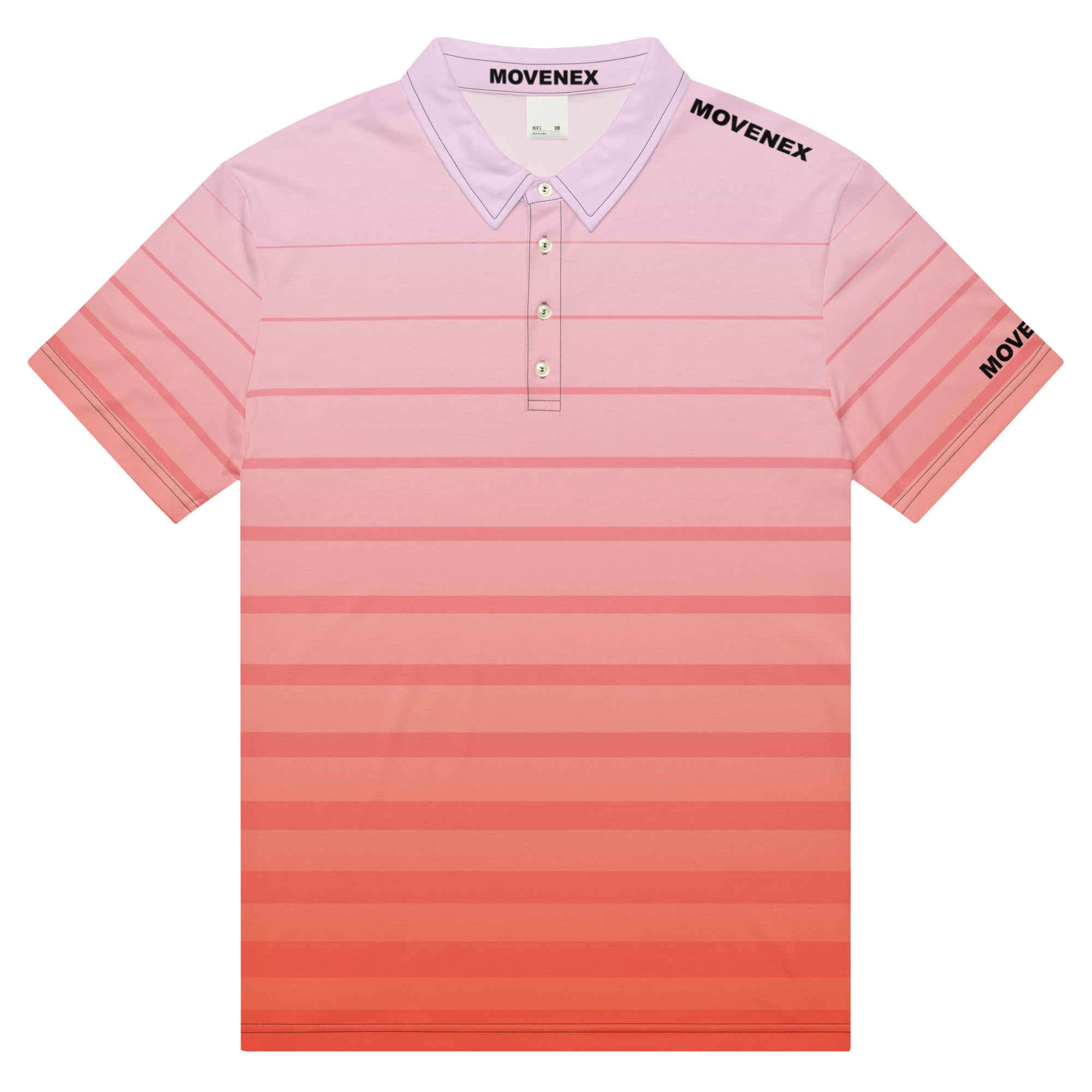 Polo Movenex cintré couleur violet et rose - Movenex