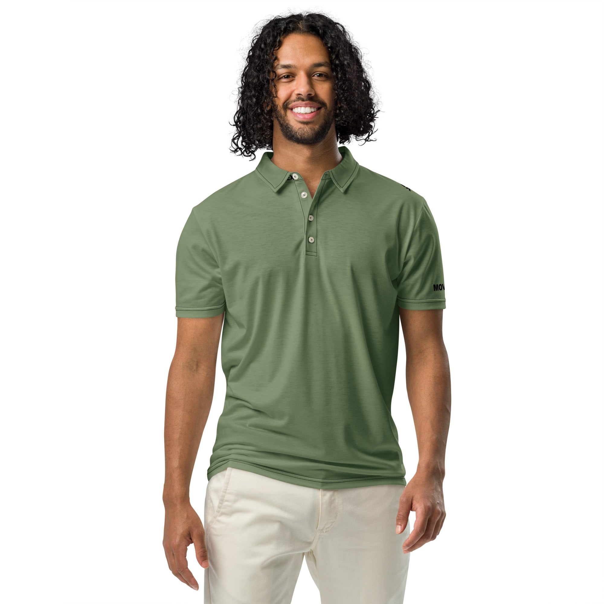 Polo Movenex cintré couleur vert - Movenex