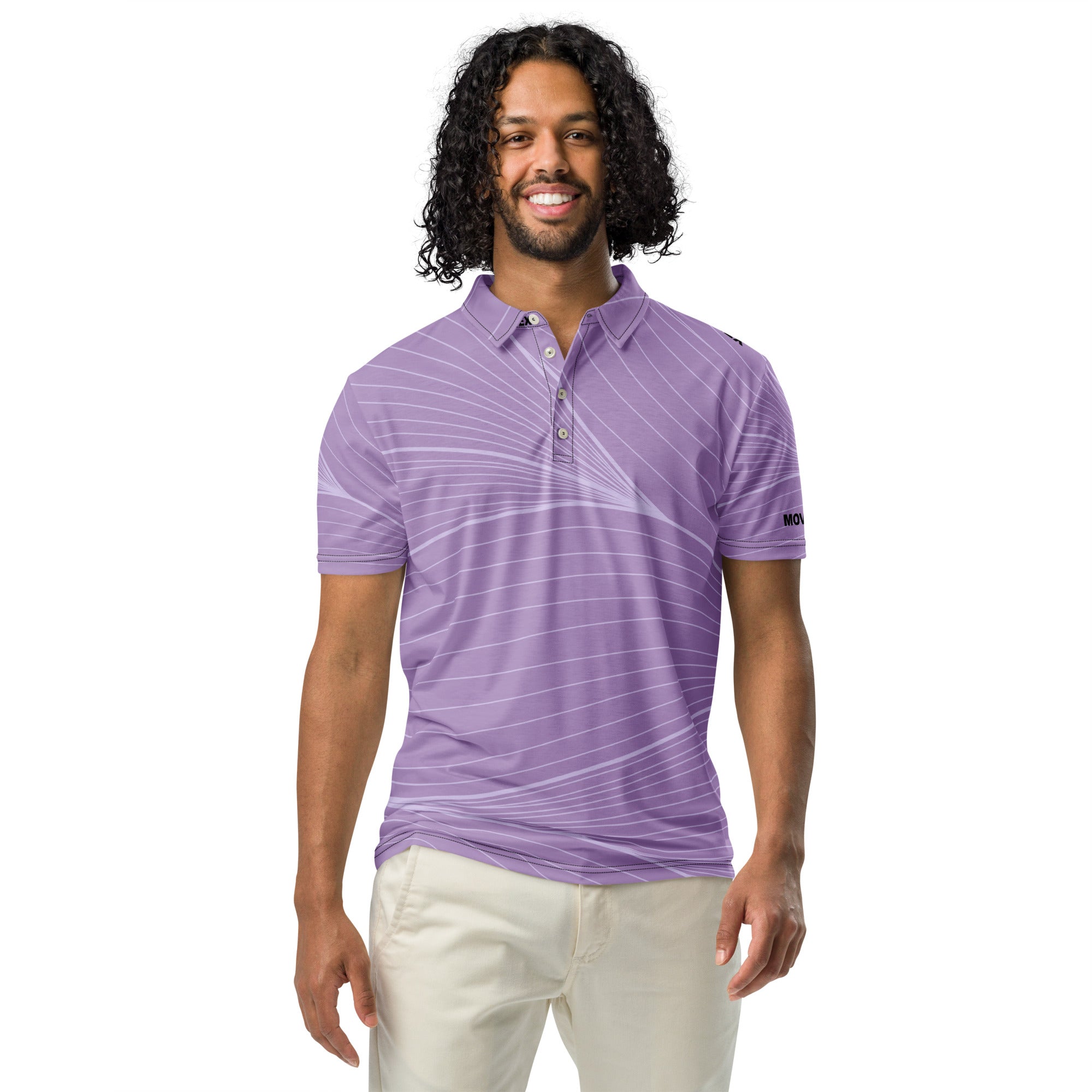 Polo Movenex cintré couleur violet - Movenex
