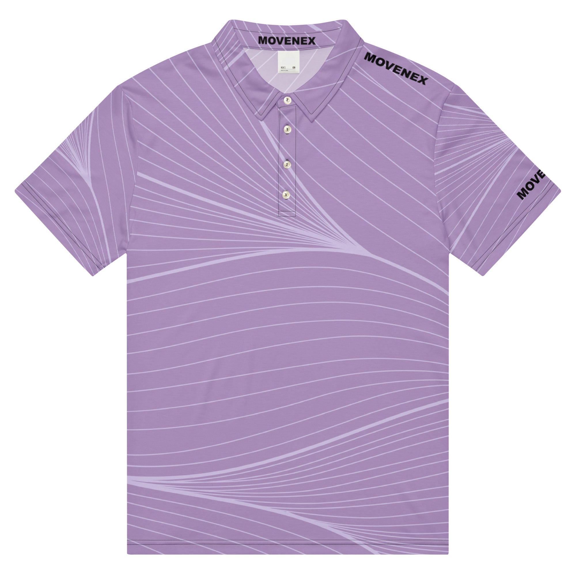 Polo Movenex cintré couleur violet - Movenex