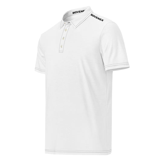 Polo Movenex cintré couleur blanc - Movenex