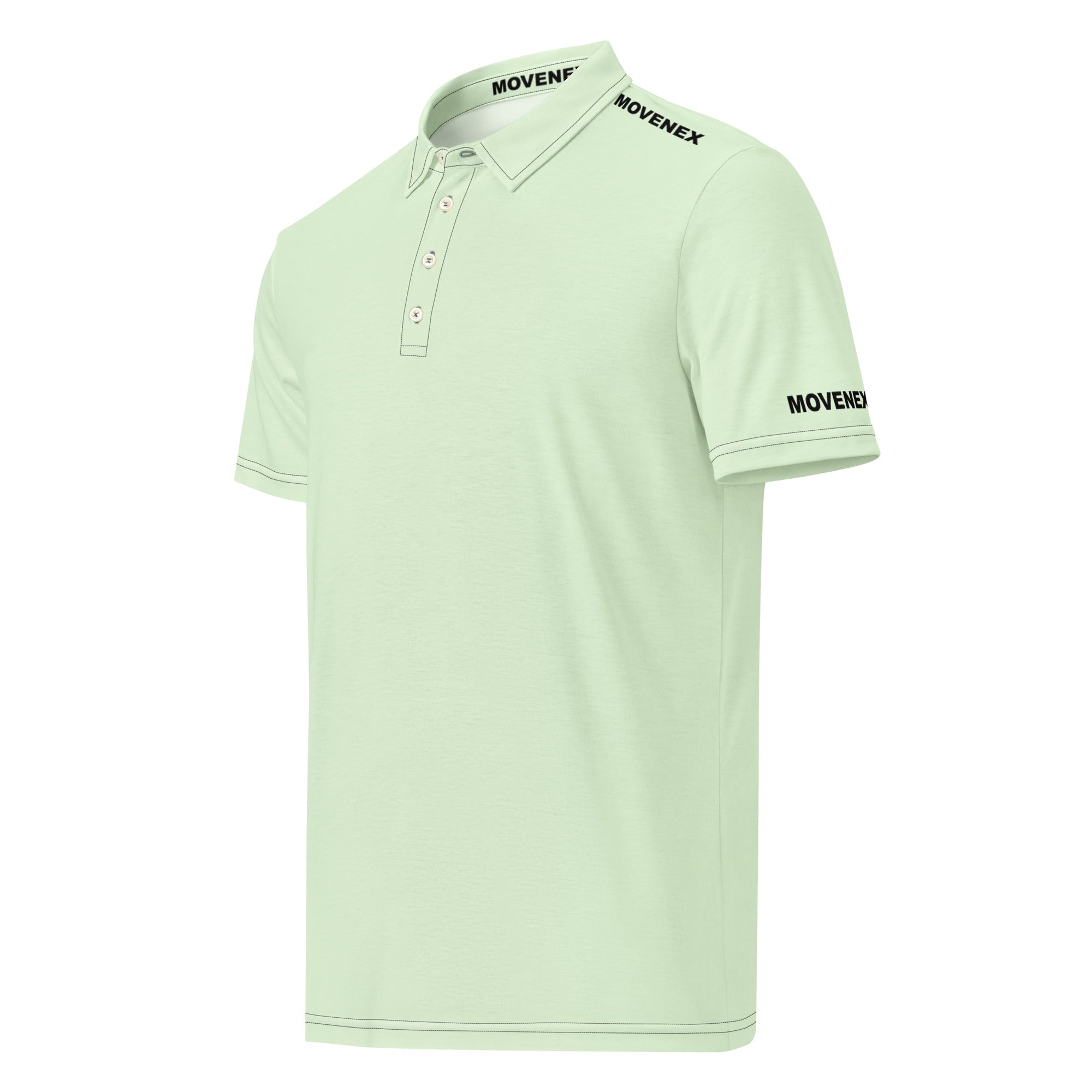 Polo Movenex cintré couleur vert clair - Movenex
